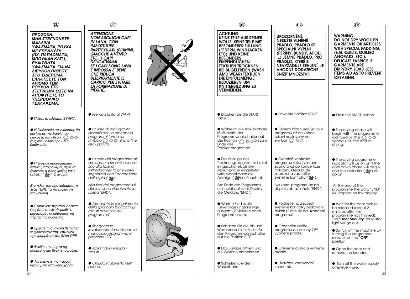 Candy GO W496D-01S User Manual | Page 43 / 53