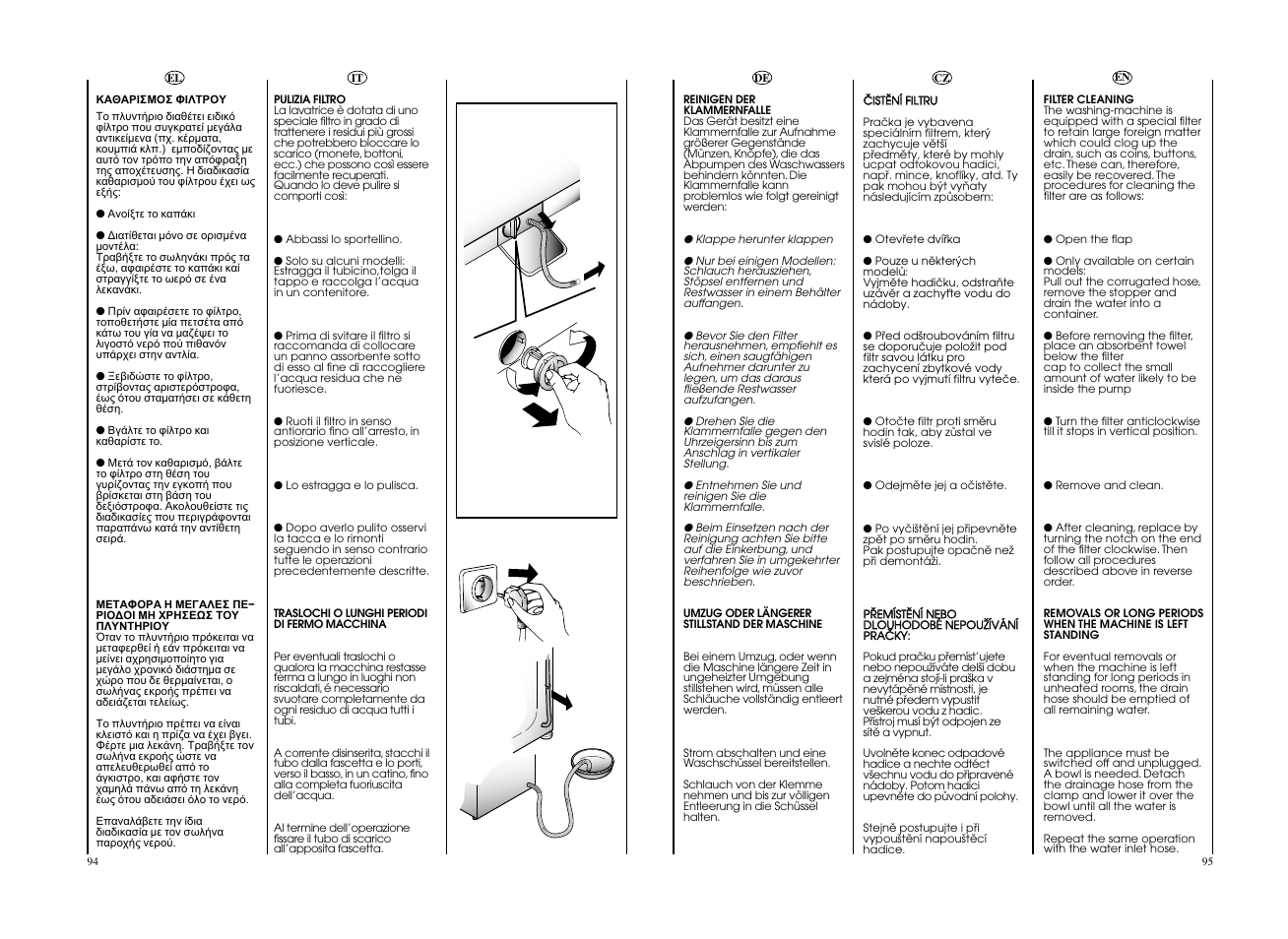 Candy GO W496D-01S User Manual | Page 48 / 53