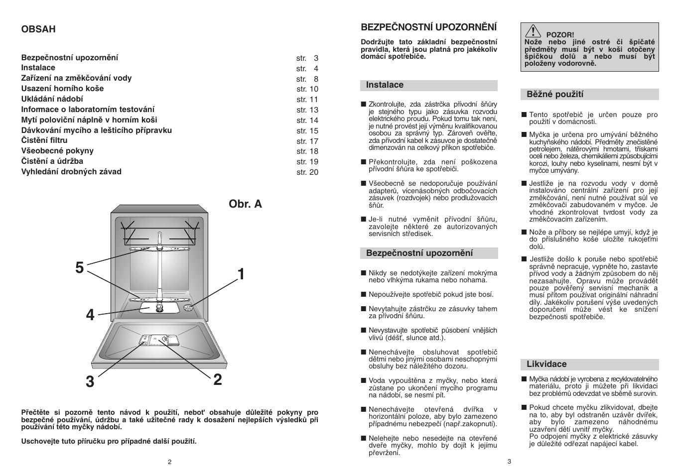 Obr. a | Candy CD 112 - 41 S User Manual | Page 2 / 73