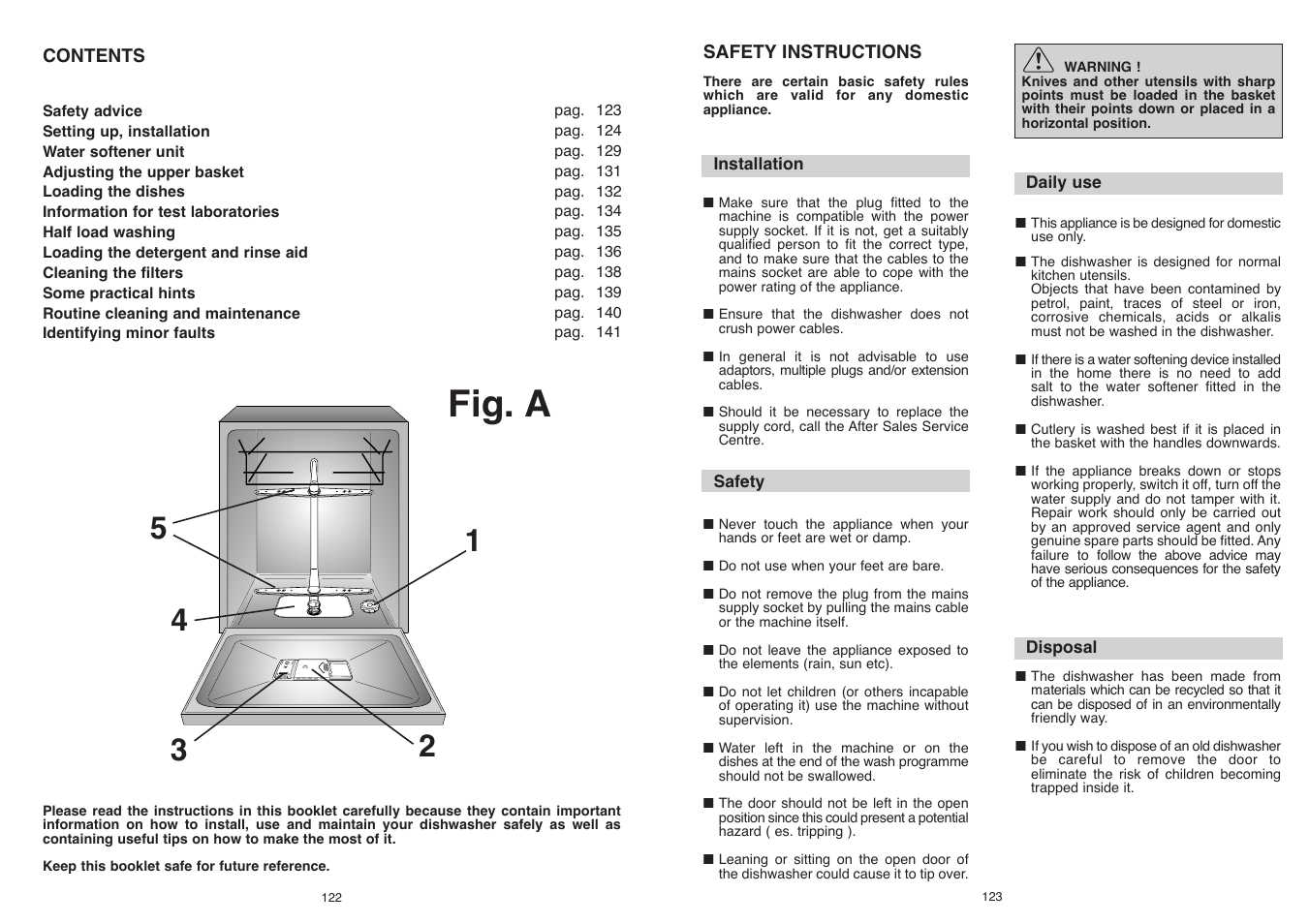 Fig. a | Candy CD 112 - 41 S User Manual | Page 62 / 73