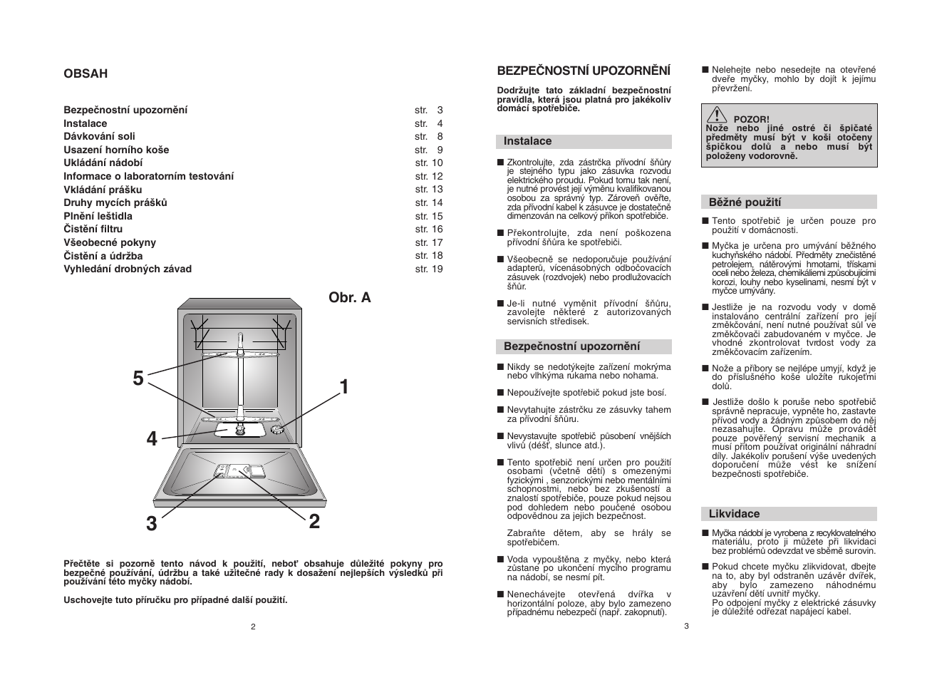 Obr. a | Candy CDF8 825 - S User Manual | Page 2 / 69