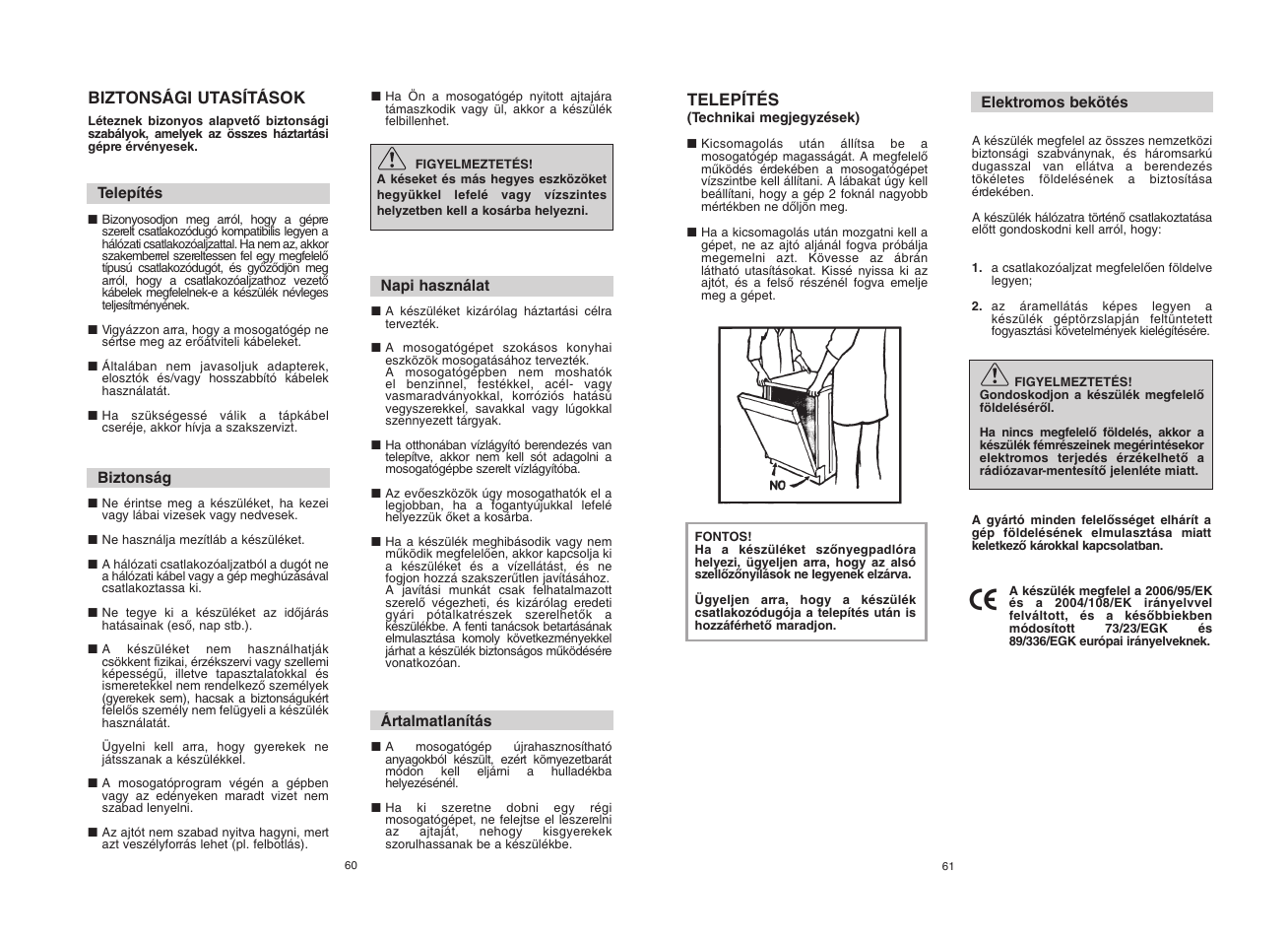 Candy CDF8 825 - S User Manual | Page 31 / 69