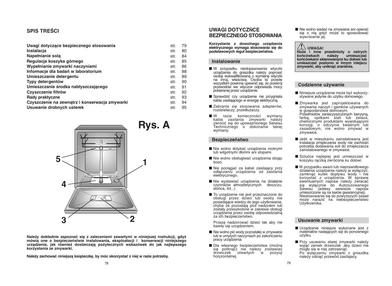 Rys. a | Candy CDF8 825 - S User Manual | Page 40 / 69