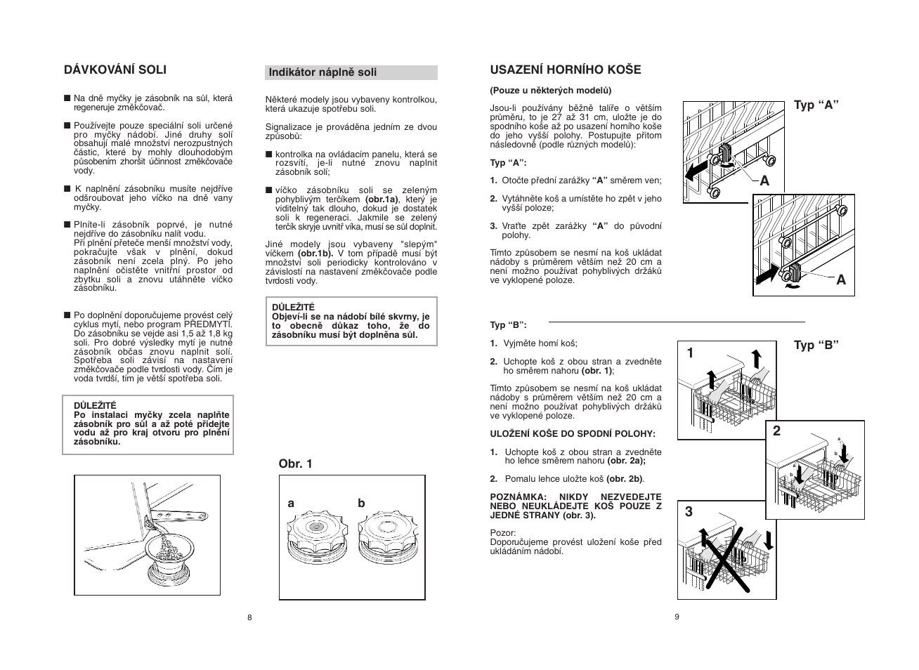 A1 3 | Candy CDF8 825 - S User Manual | Page 5 / 69