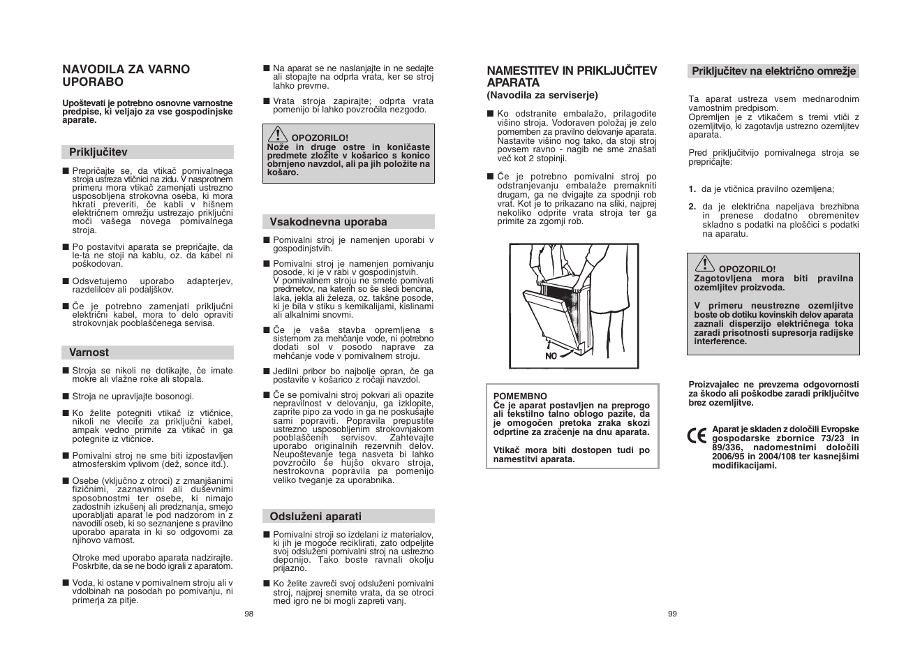 Candy CDF8 825 - S User Manual | Page 50 / 69