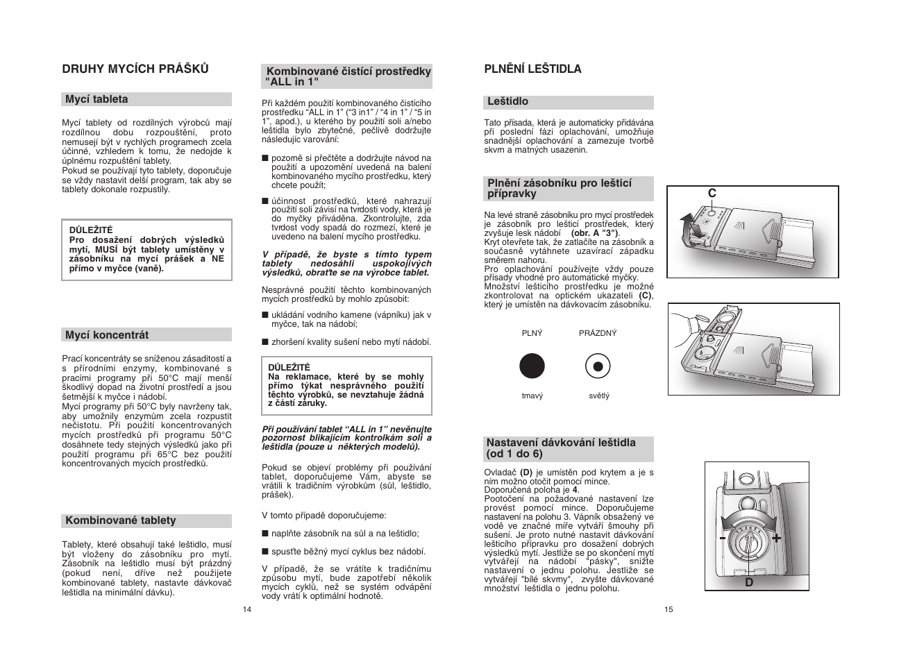 Candy CDF8 825 - S User Manual | Page 8 / 69