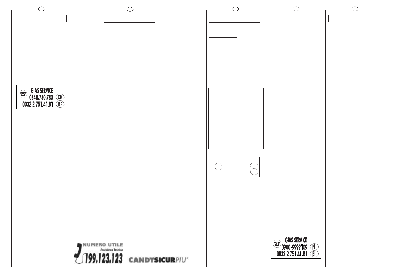 Candy GO F166-84 User Manual | Page 5 / 41
