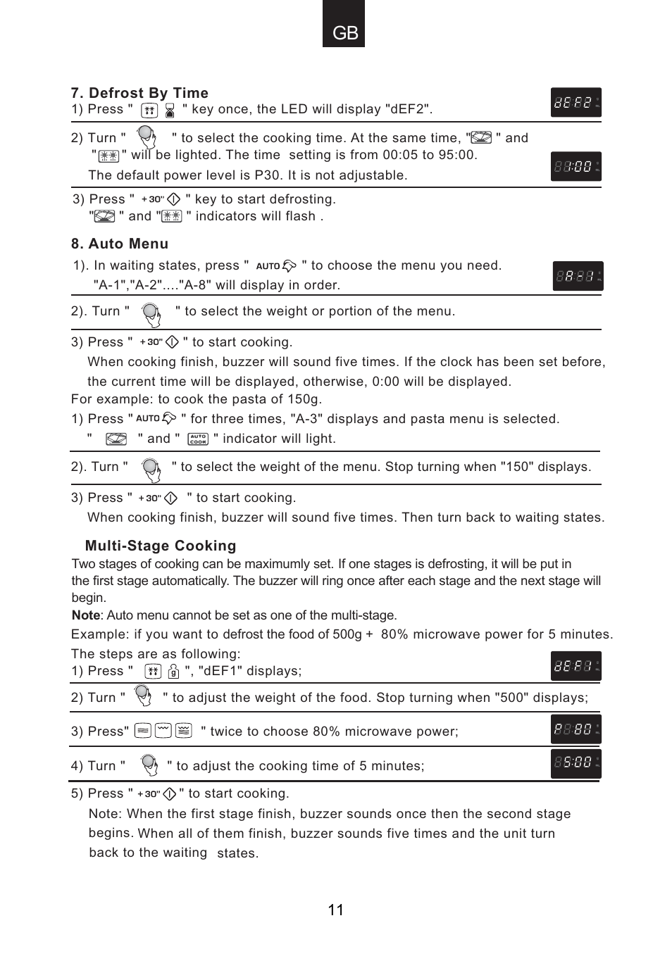 Candy CMG 9623 DY User Manual | Page 12 / 103