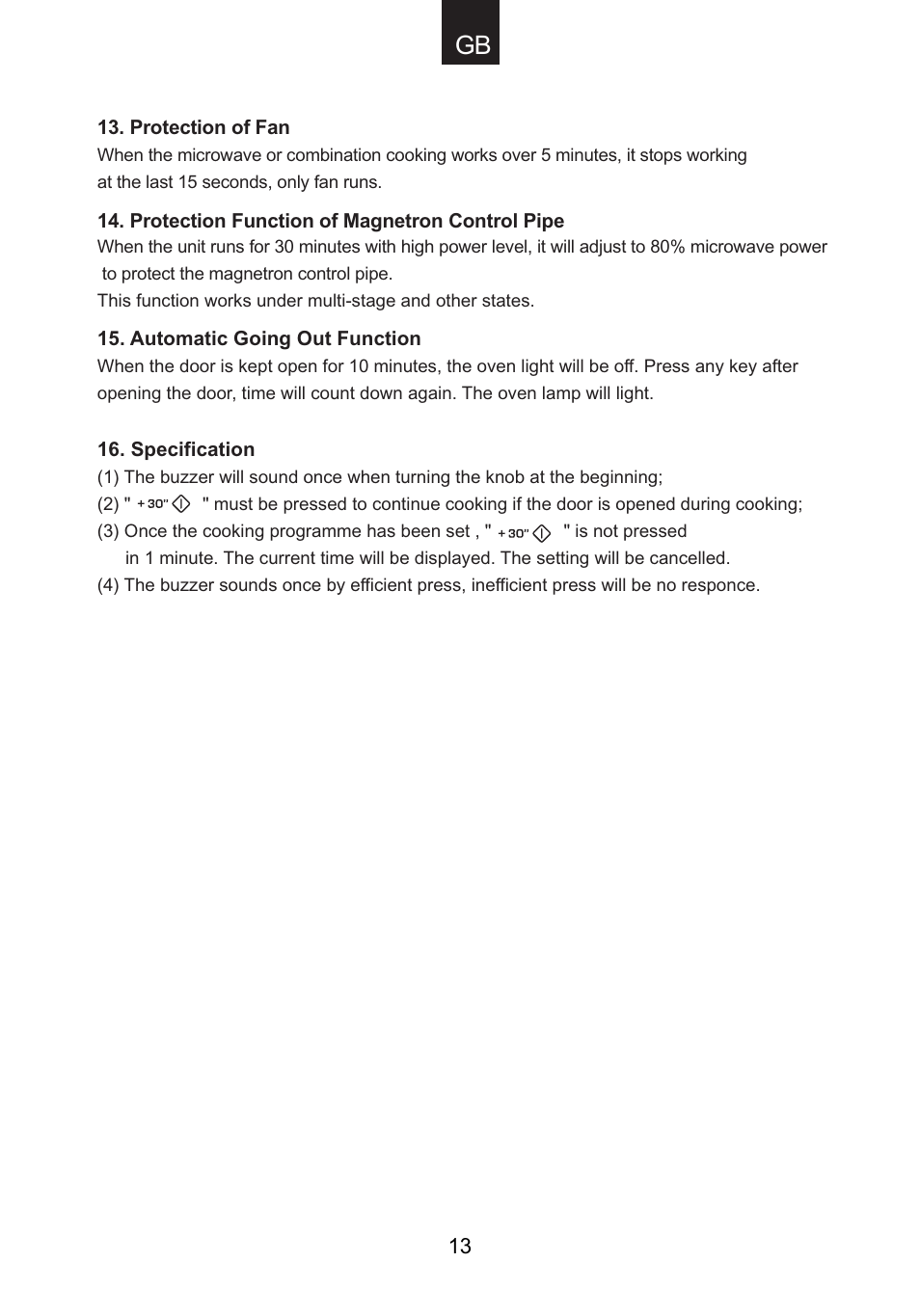 Candy CMG 9623 DY User Manual | Page 14 / 103