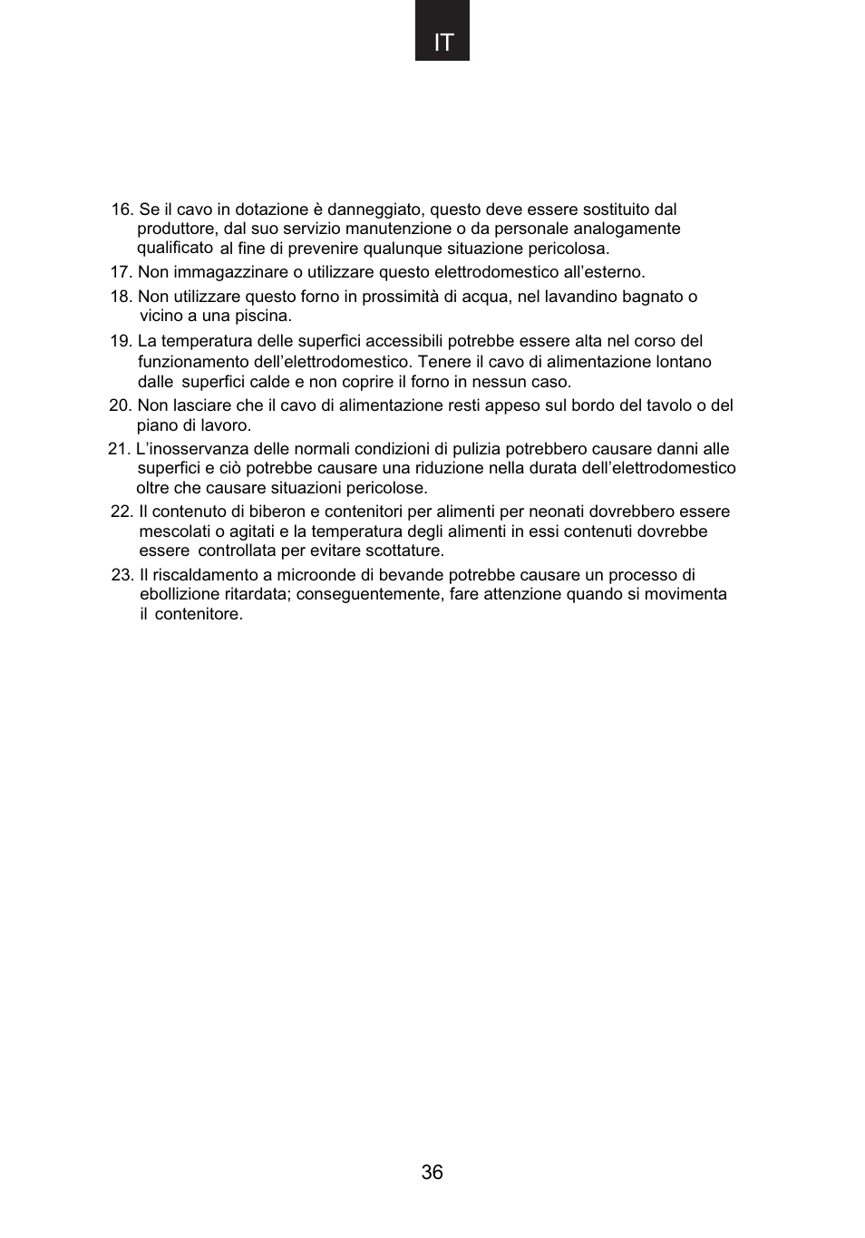 Candy CMG 9623 DY User Manual | Page 37 / 103