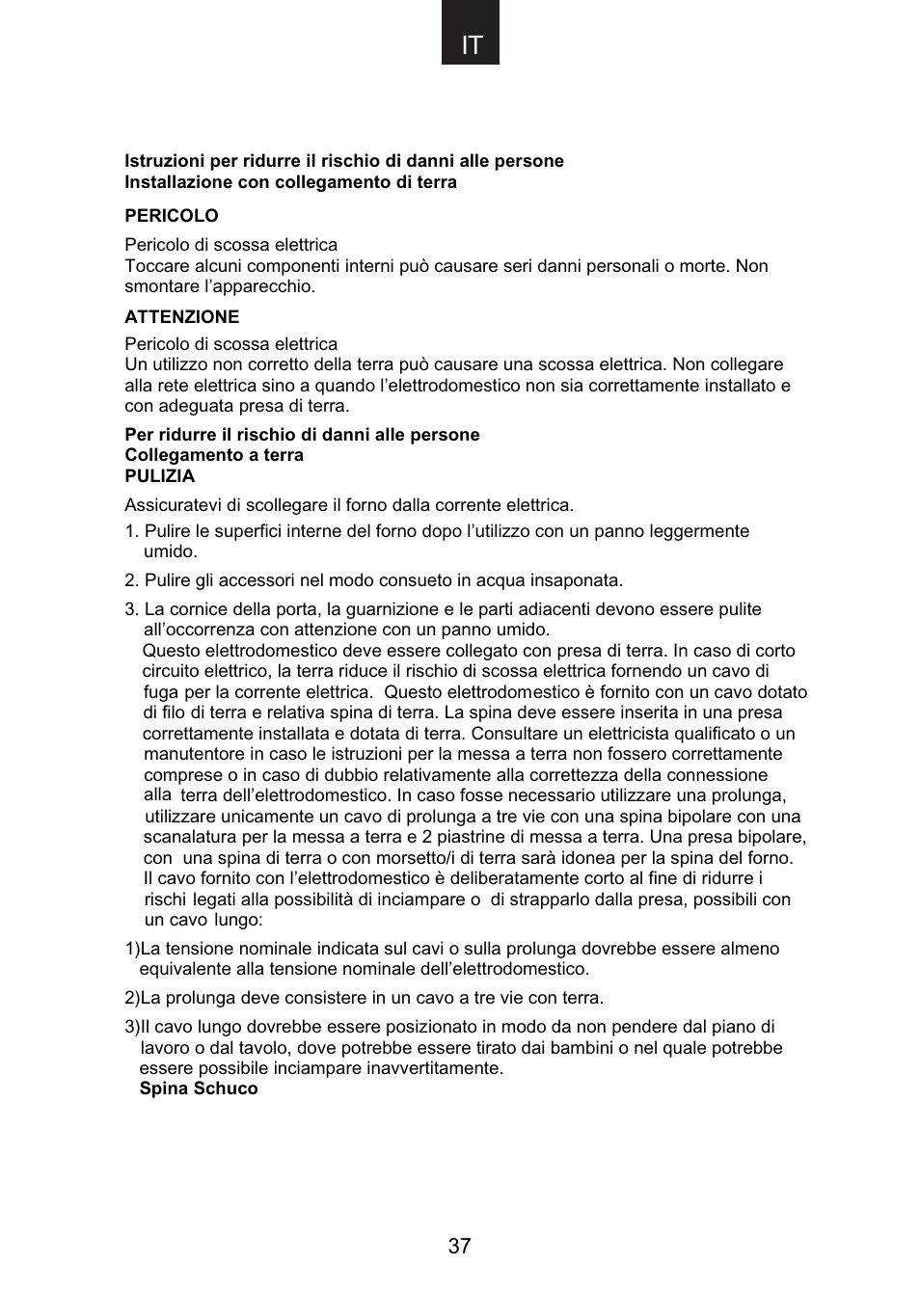 Candy CMG 9623 DY User Manual | Page 38 / 103