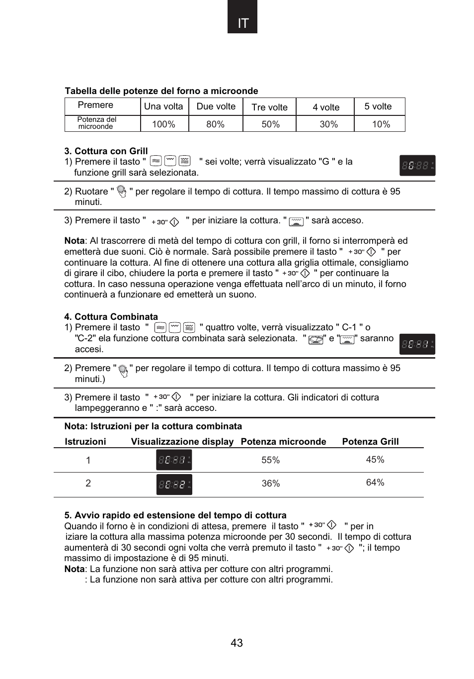 Candy CMG 9623 DY User Manual | Page 44 / 103