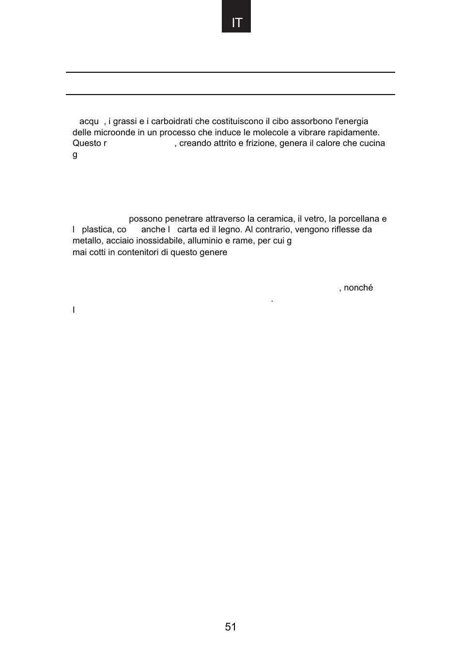 Guida alla cottura | Candy CMG 9623 DY User Manual | Page 52 / 103