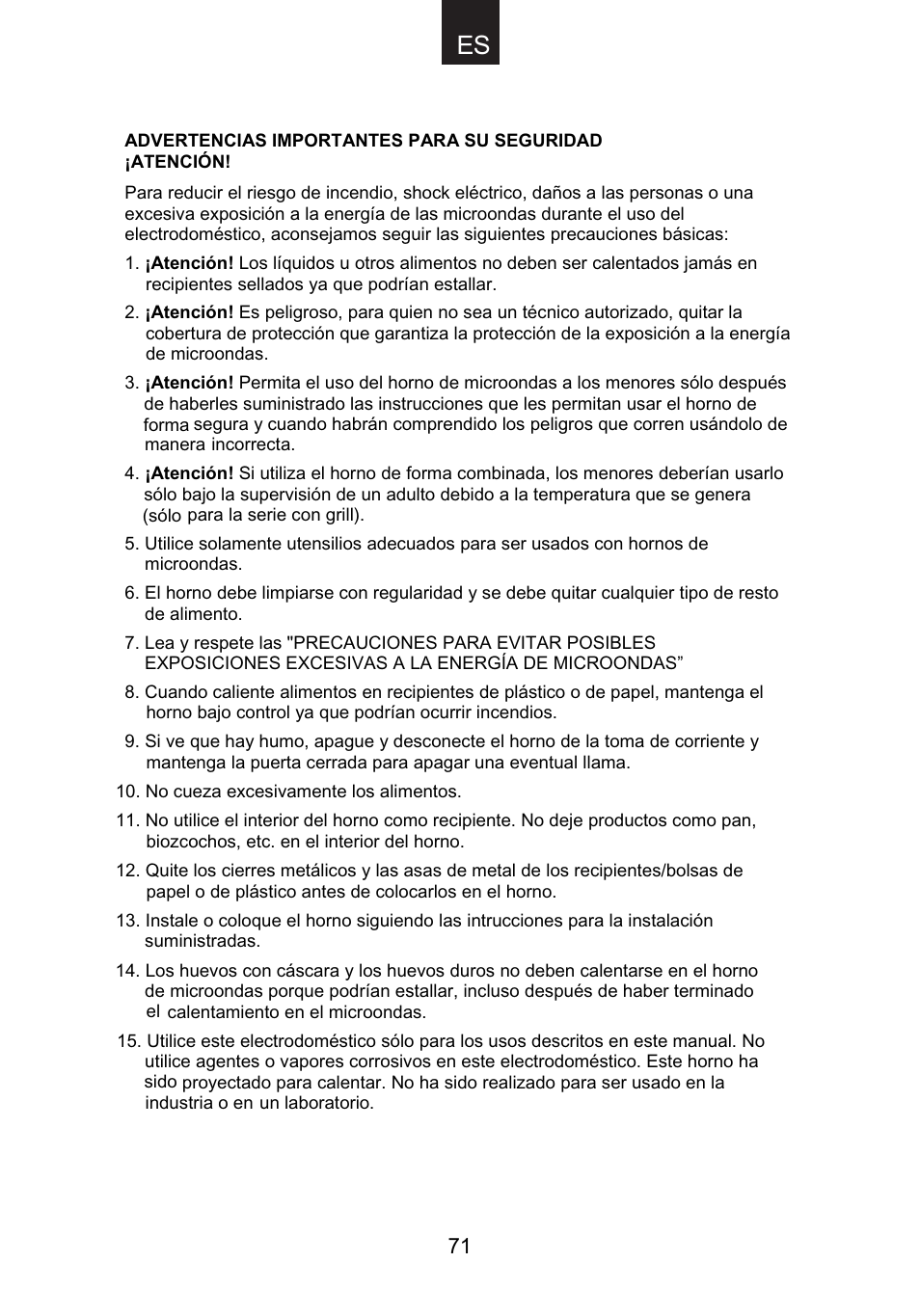 Candy CMG 9623 DY User Manual | Page 72 / 103