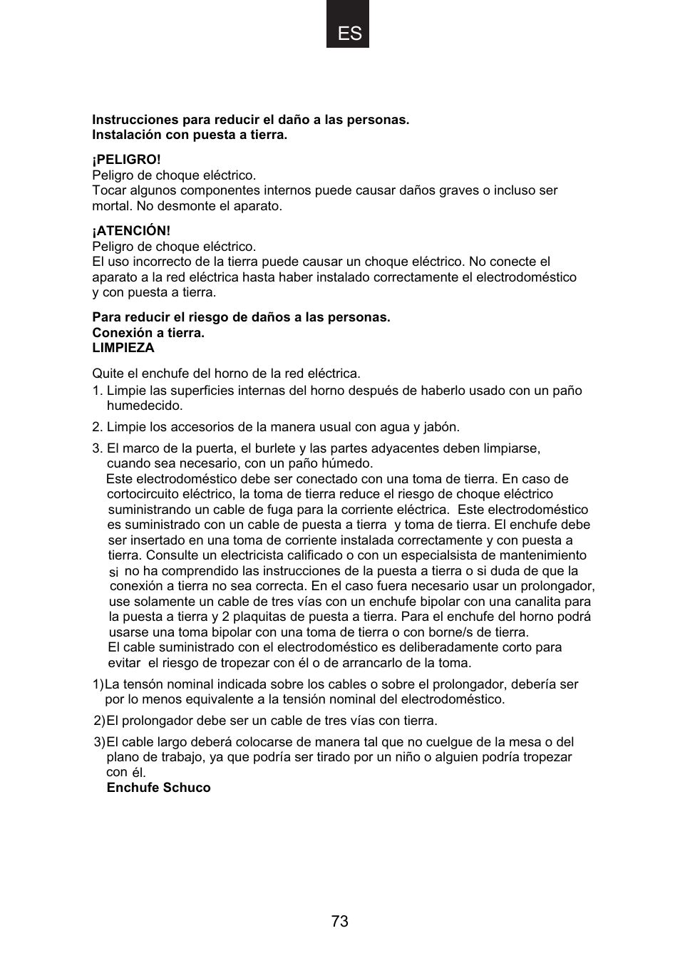 Candy CMG 9623 DY User Manual | Page 74 / 103