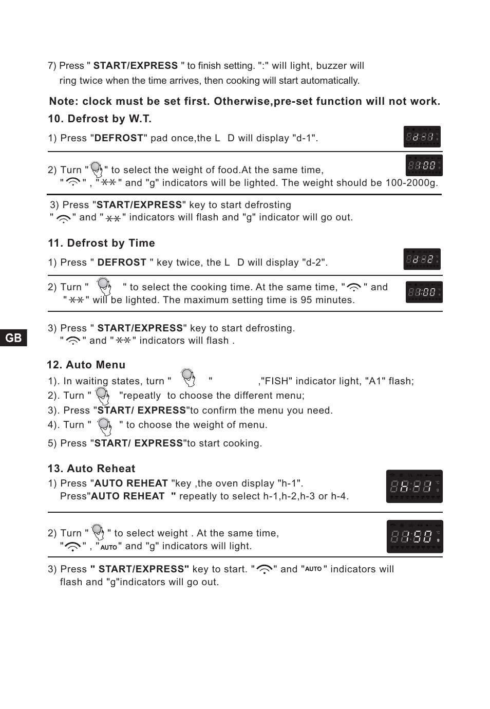 Candy CMC 2898 DS User Manual | Page 12 / 90