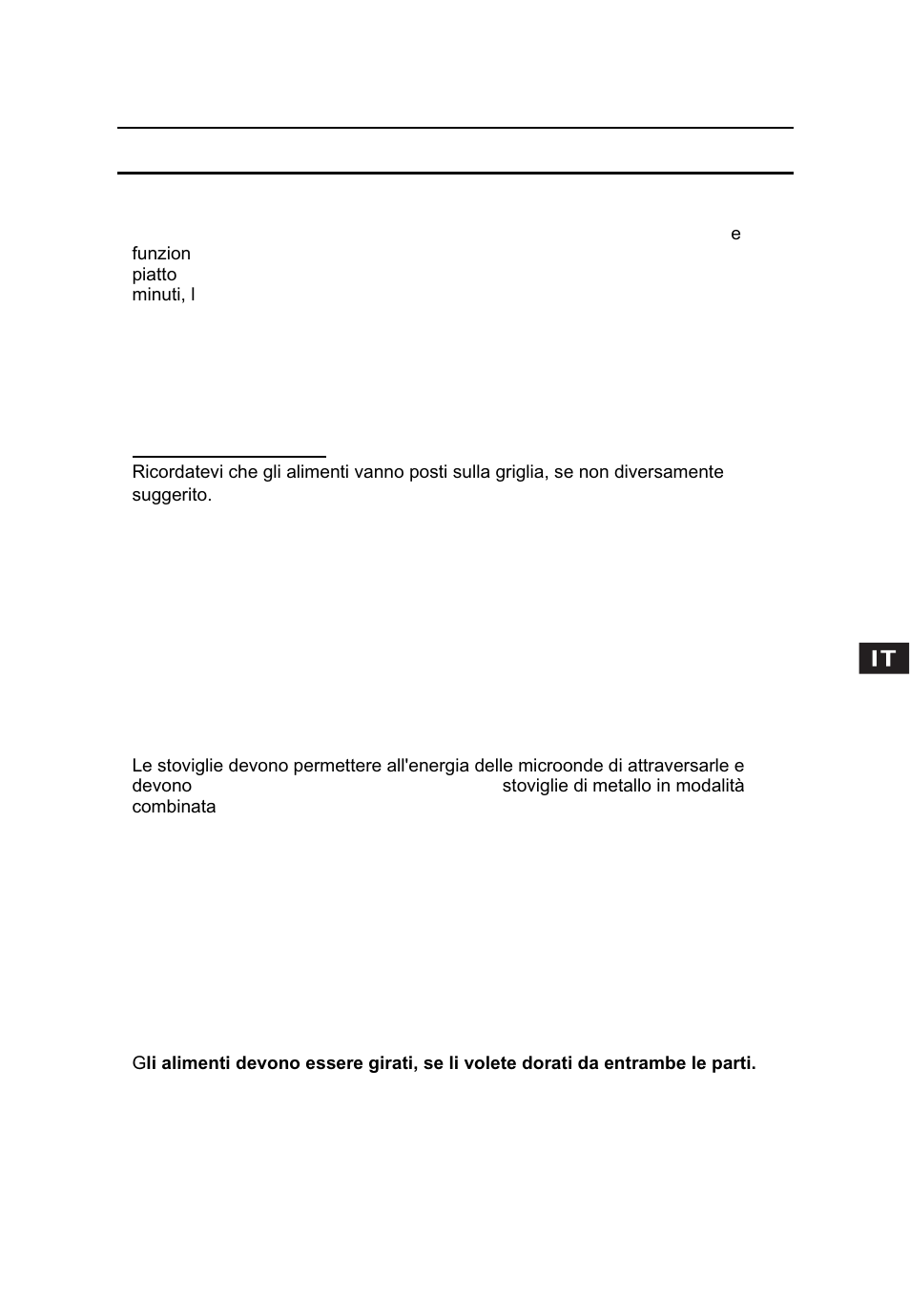 Guida alla cottura (continua) | Candy CMC 2898 DS User Manual | Page 55 / 90