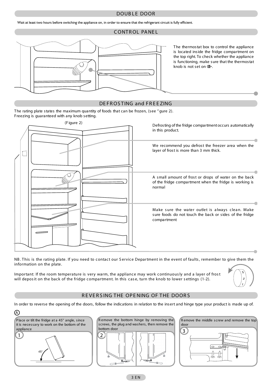 Candy CFD 2760 E User Manual | Page 4 / 30