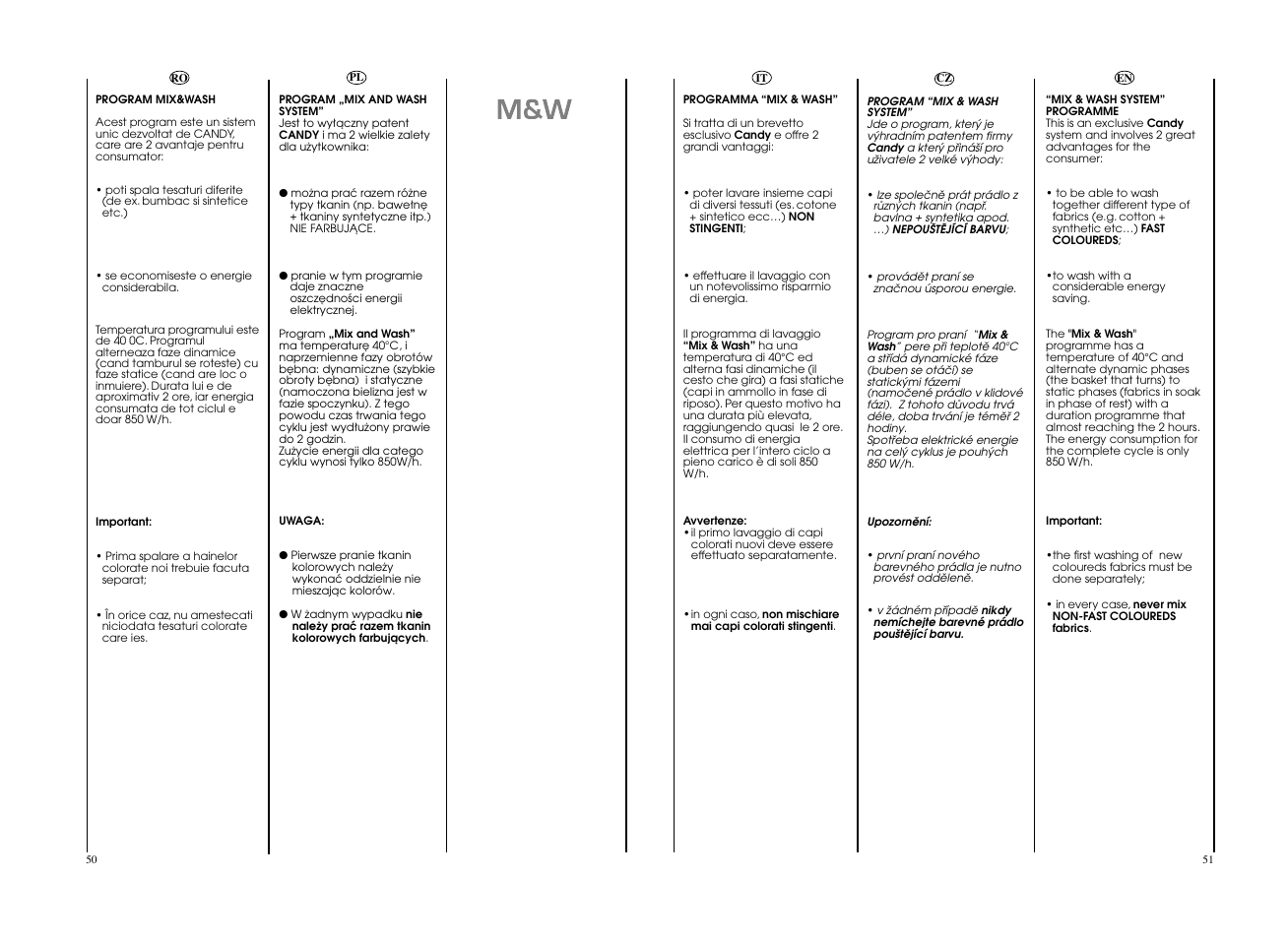 Candy GO4 F105__1-16S User Manual | Page 26 / 41