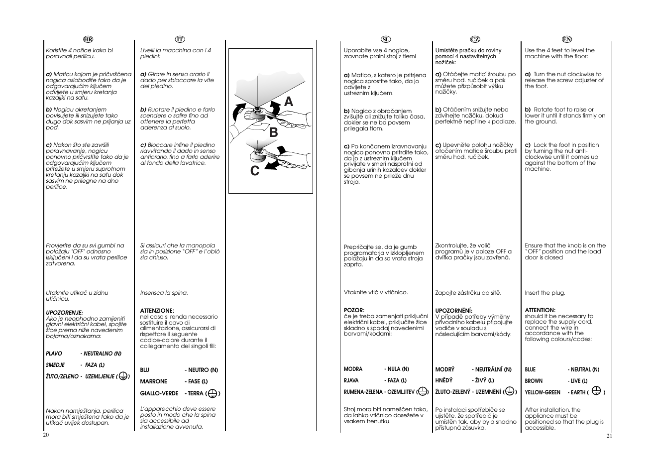 Ab c | Candy GO F106__L1-S User Manual | Page 11 / 41