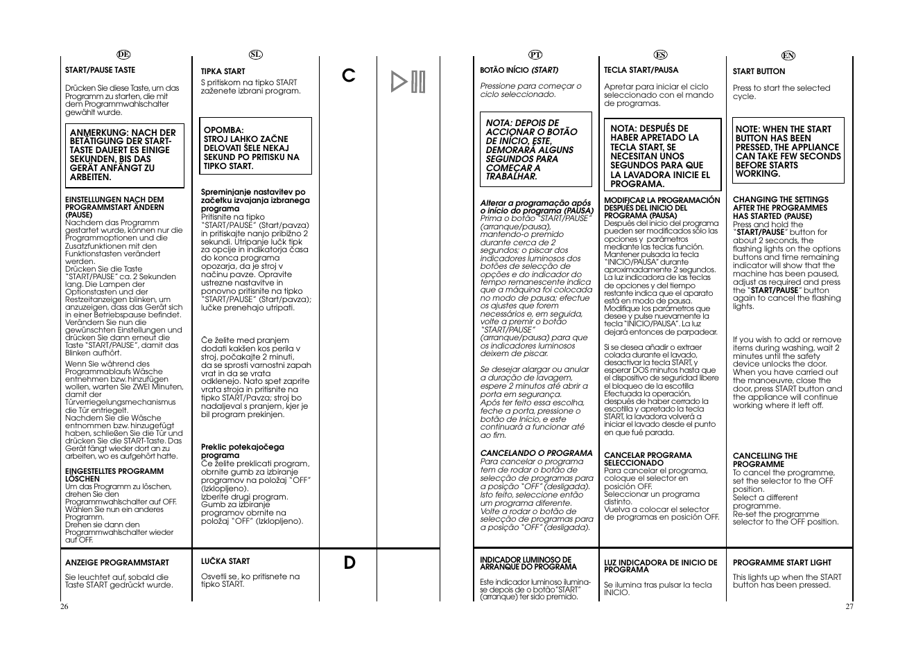 Candy EVO4 1072D-S User Manual | Page 14 / 41
