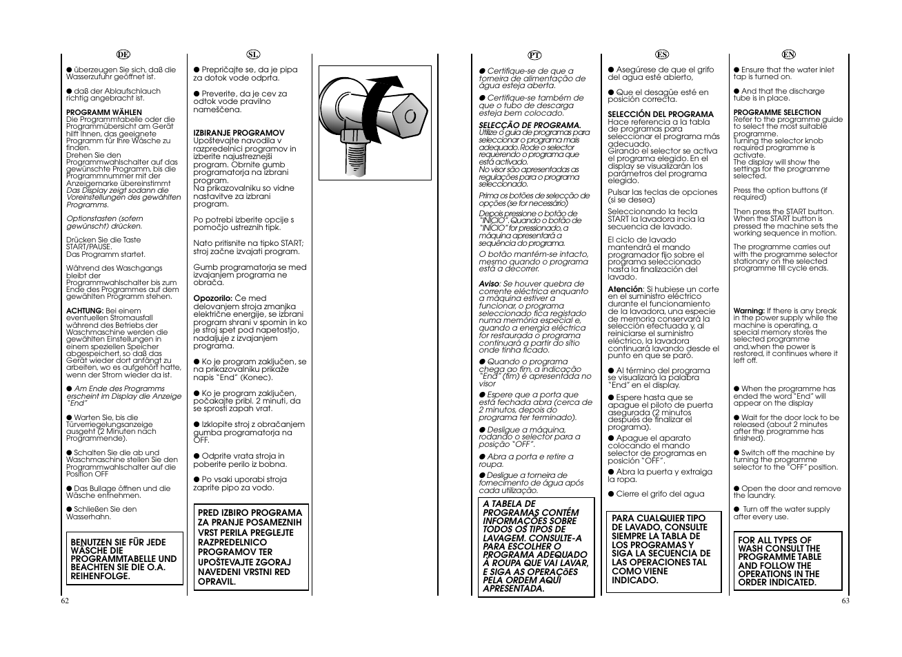 Candy EVO4 1072D-S User Manual | Page 32 / 41