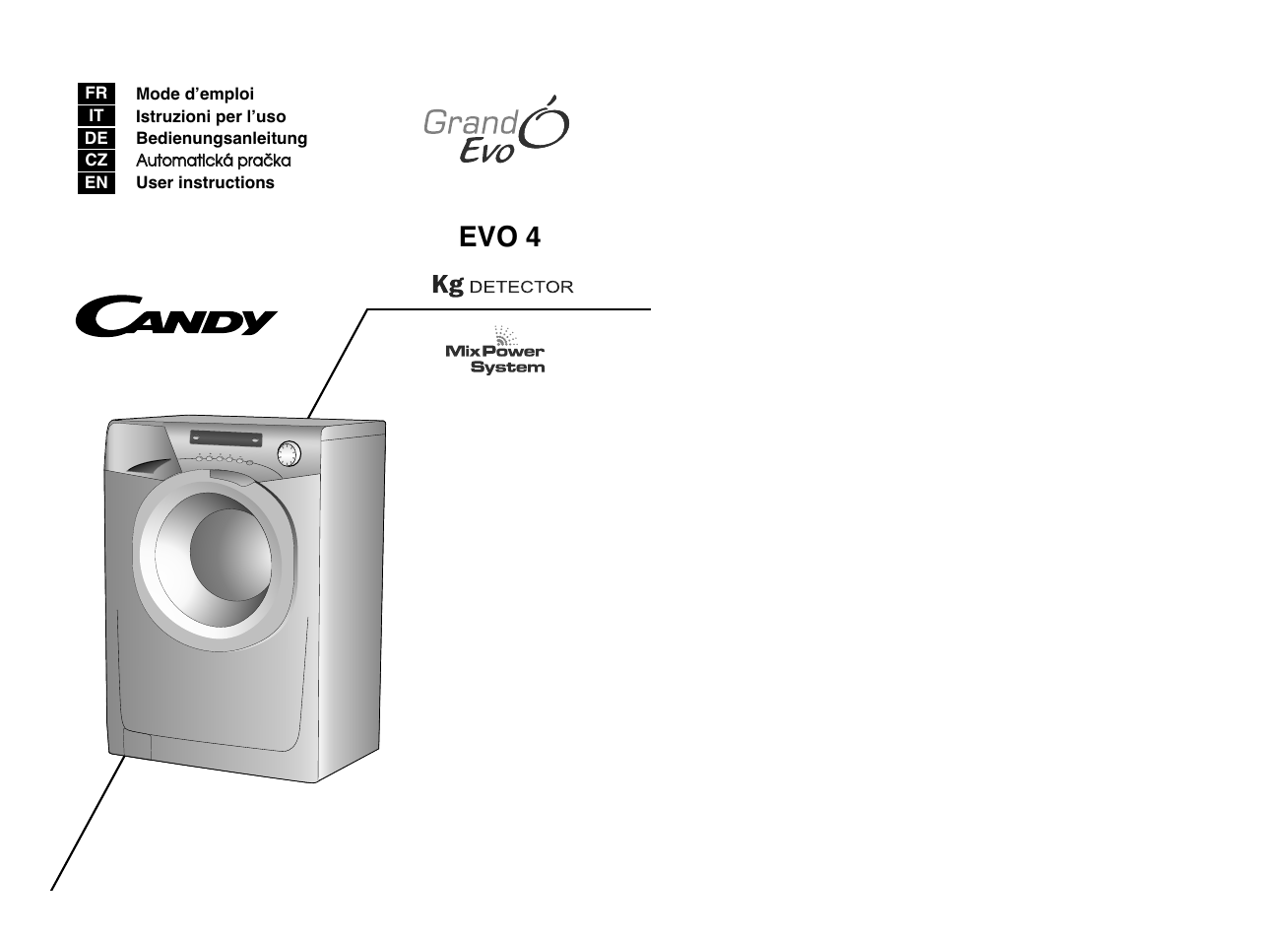 Candy EVO4 1273DW-S User Manual | 41 pages