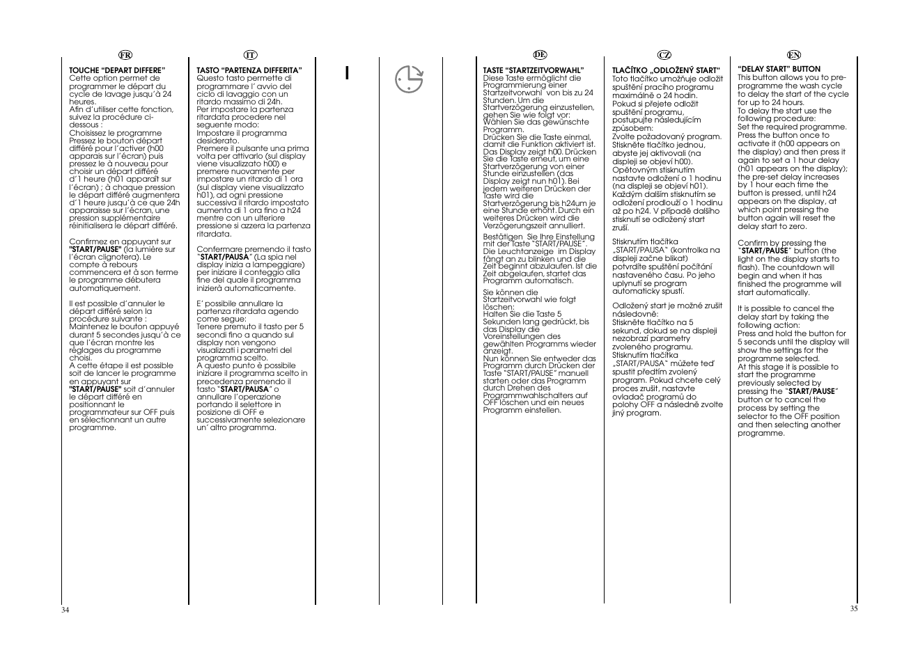 Candy EVO4 1273DW-S User Manual | Page 18 / 41