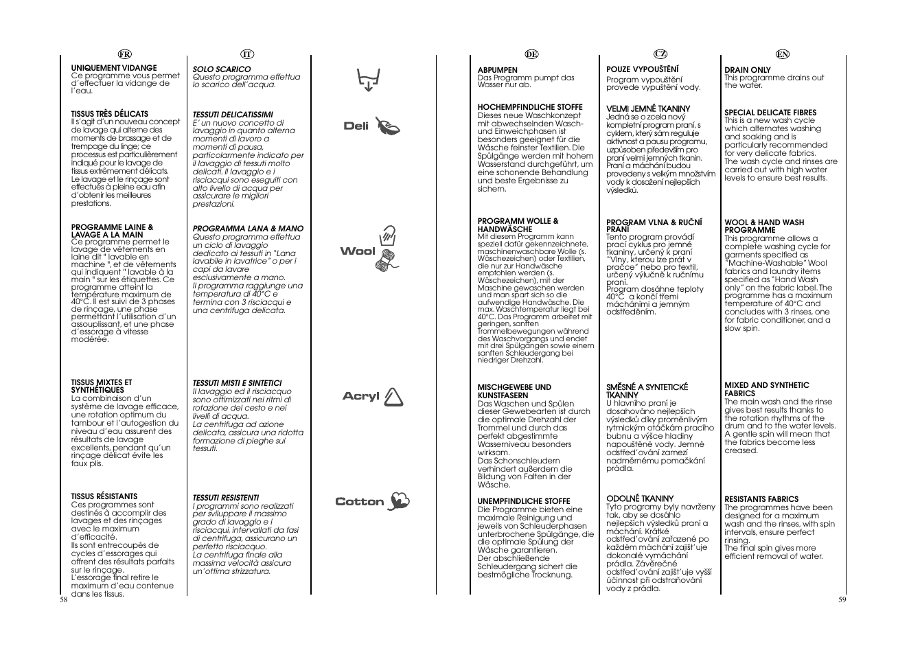 Candy EVO4 1273DW-S User Manual | Page 30 / 41