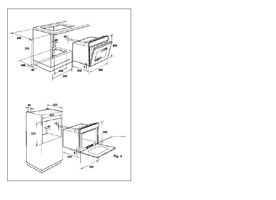 Installation | Candy FP 827 AL User Manual | Page 49 / 69