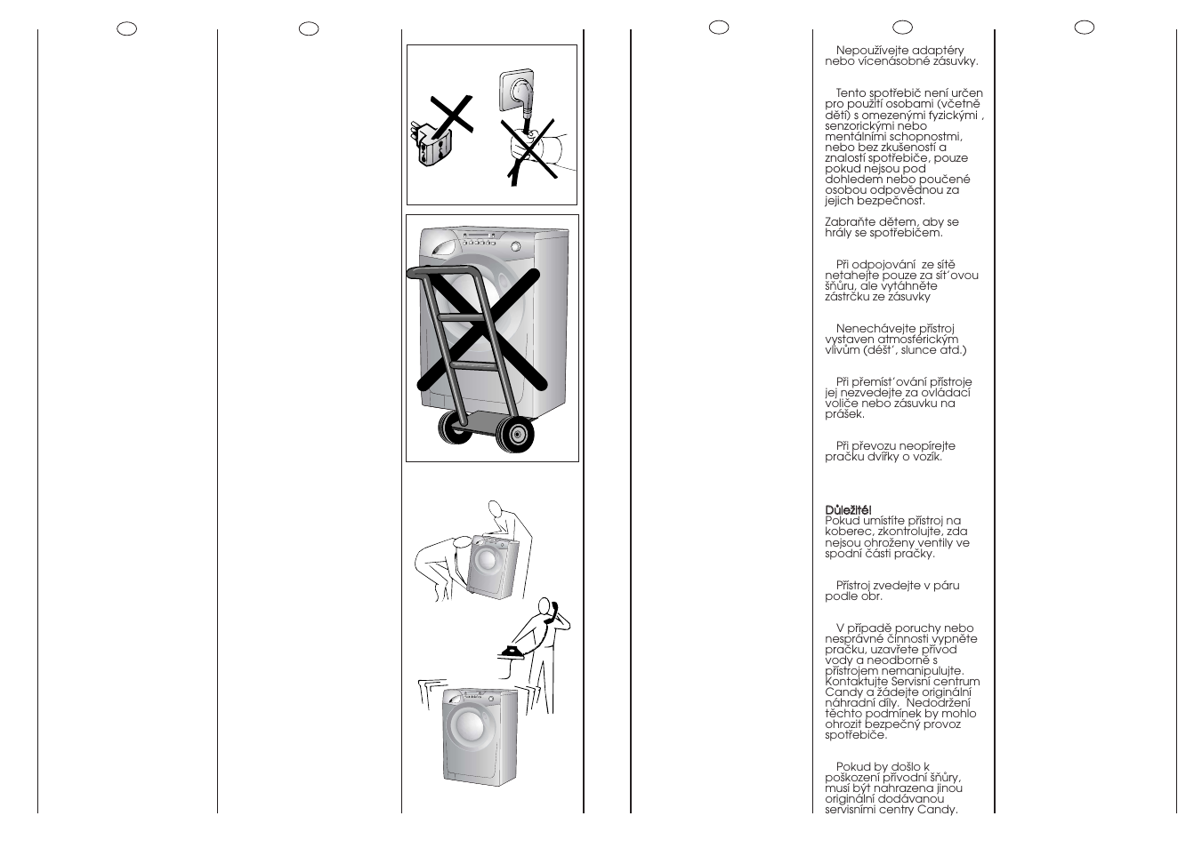 Candy GO 1292D-37S User Manual | Page 7 / 41