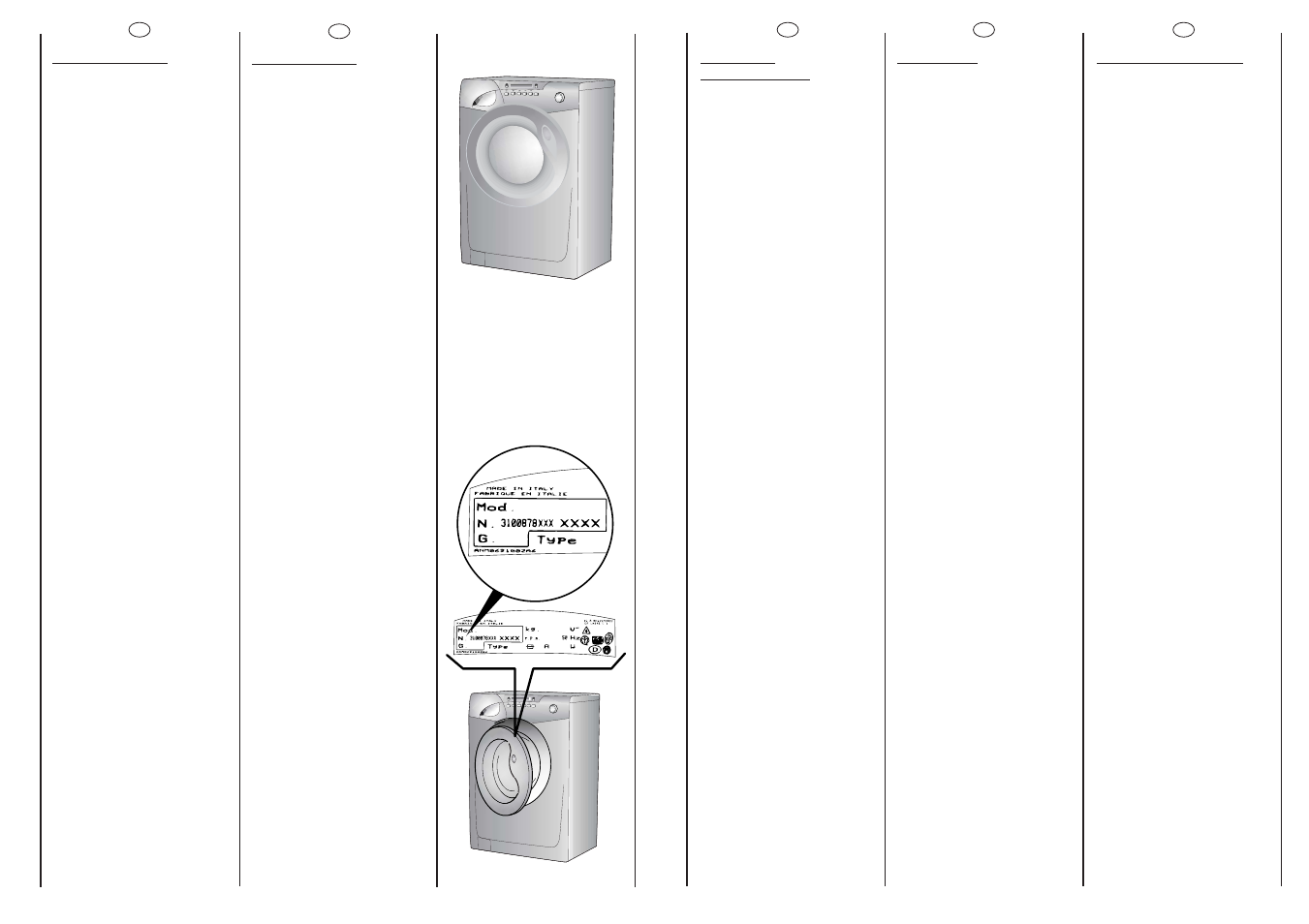 Candy GO6160D-86S User Manual | Page 2 / 41