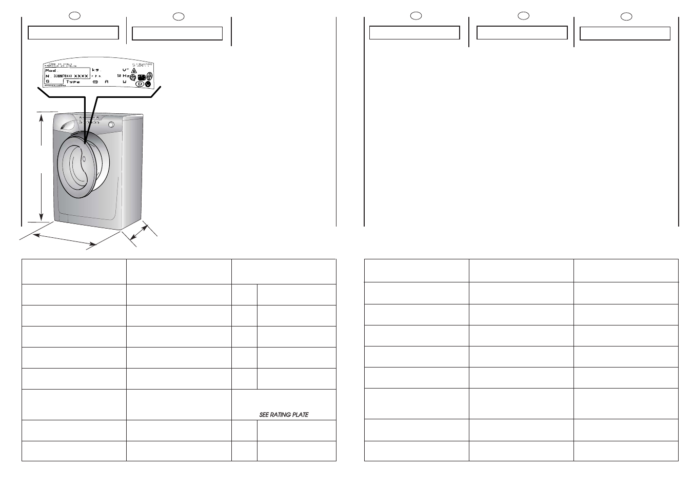 Candy GO6160D-86S User Manual | Page 8 / 41