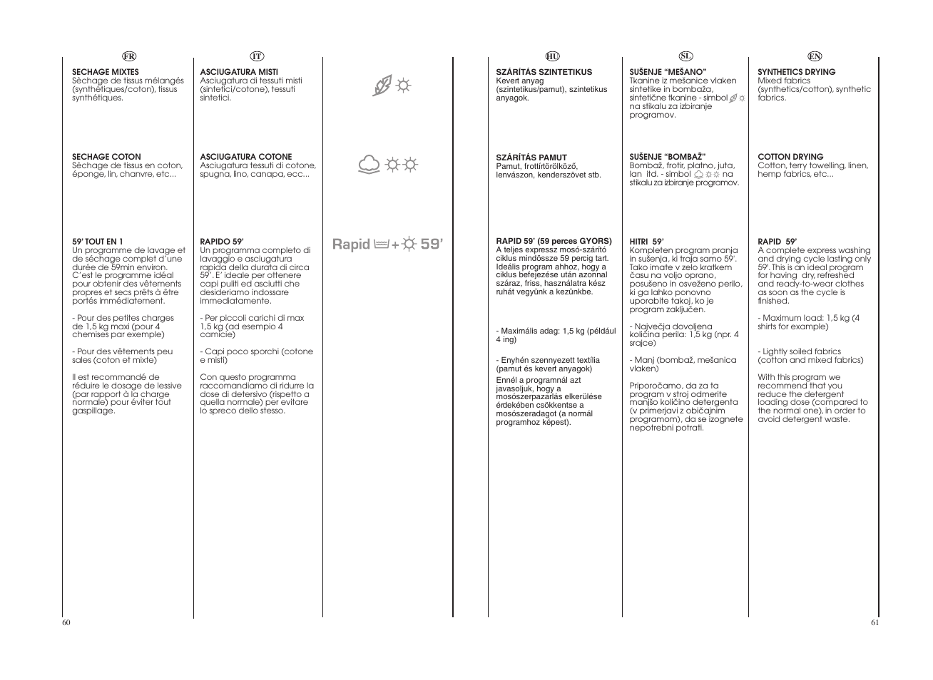 Candy GO W164-10S User Manual | Page 31 / 49