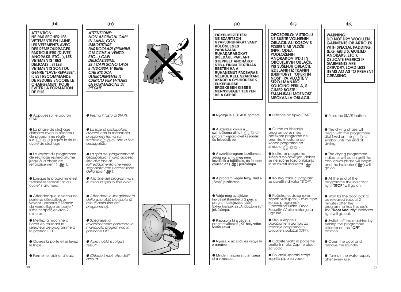Candy GO W164-10S User Manual | Page 40 / 49
