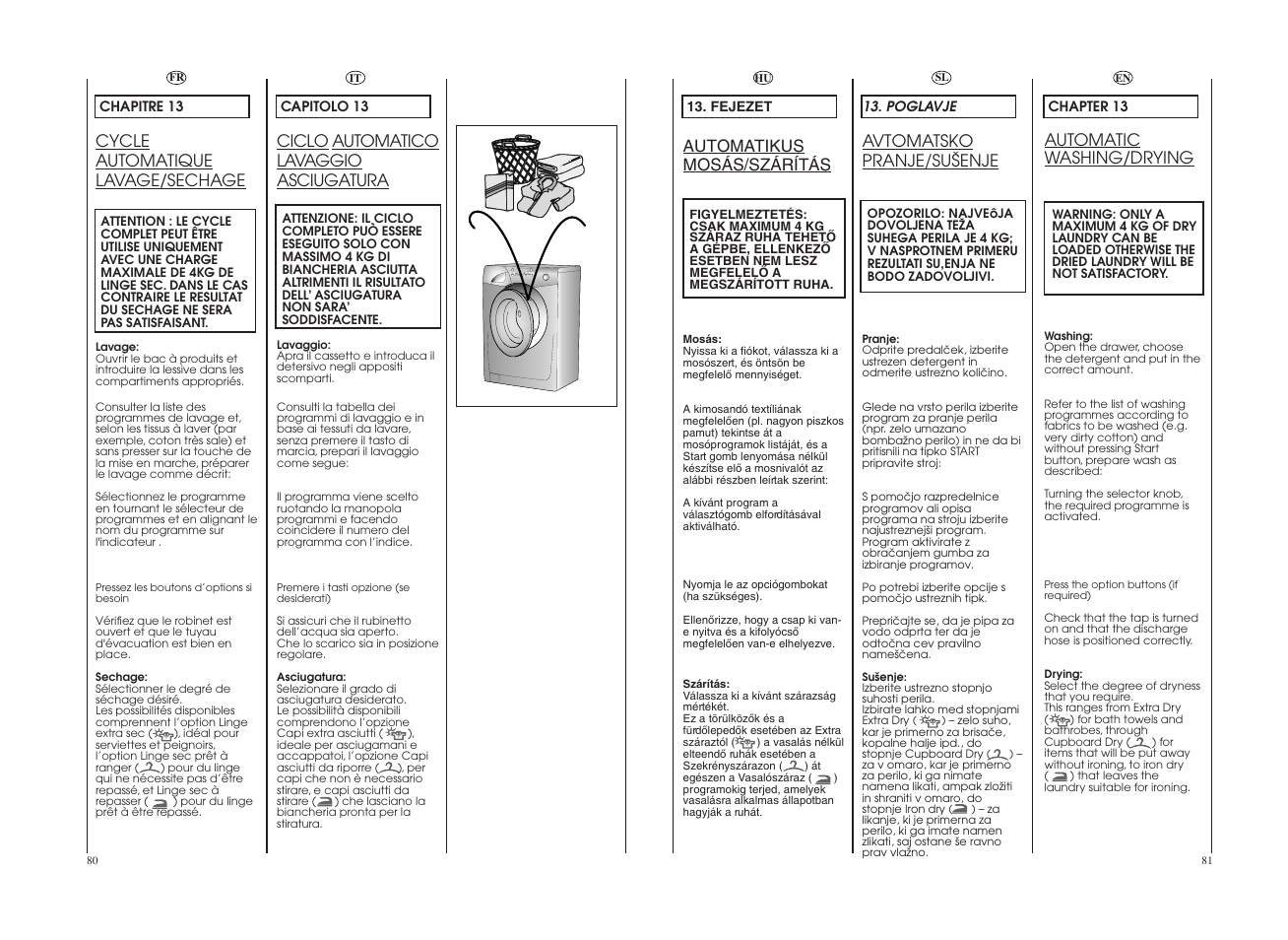 Candy GO W164-10S User Manual | Page 41 / 49