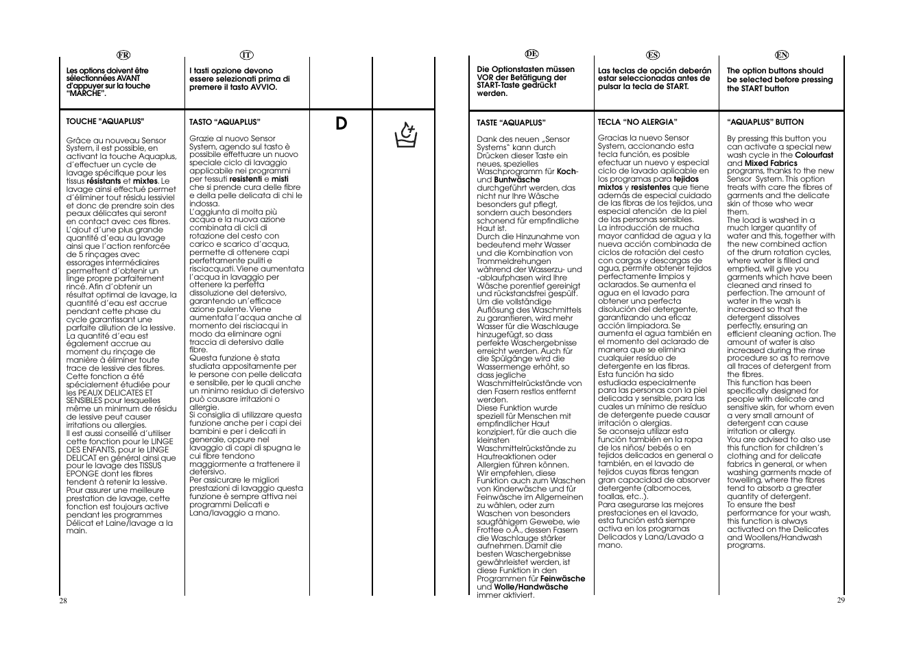 Candy GO4 127DF__L1-S User Manual | Page 15 / 41