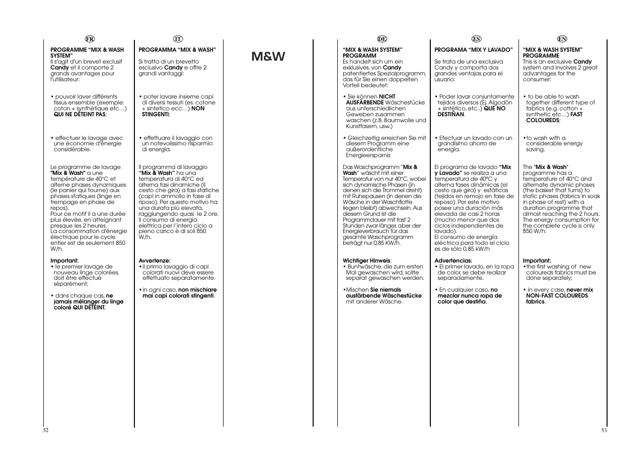 Candy GO4 127DF__L1-S User Manual | Page 27 / 41