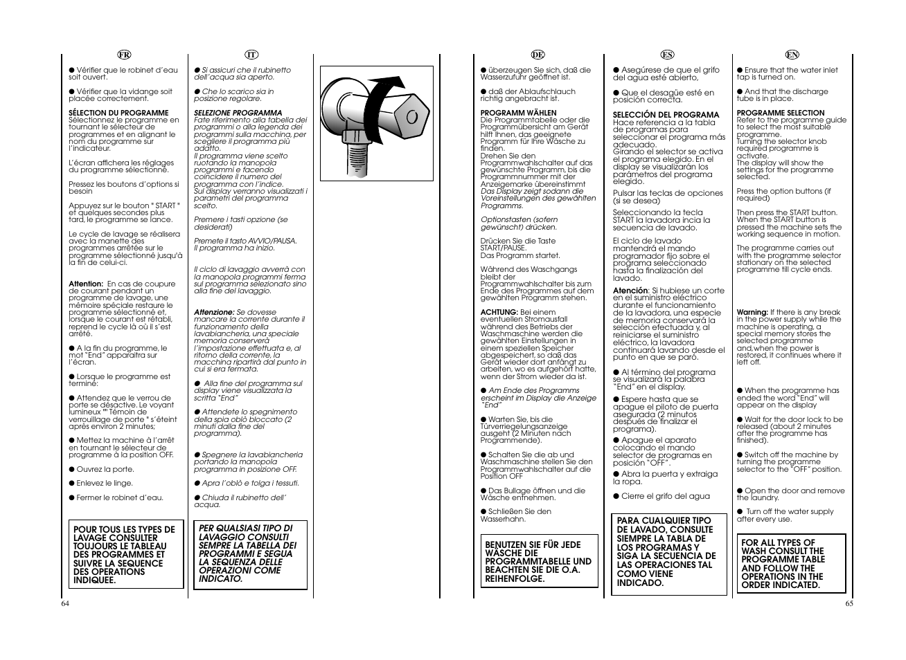 Candy GO4 127DF__L1-S User Manual | Page 33 / 41