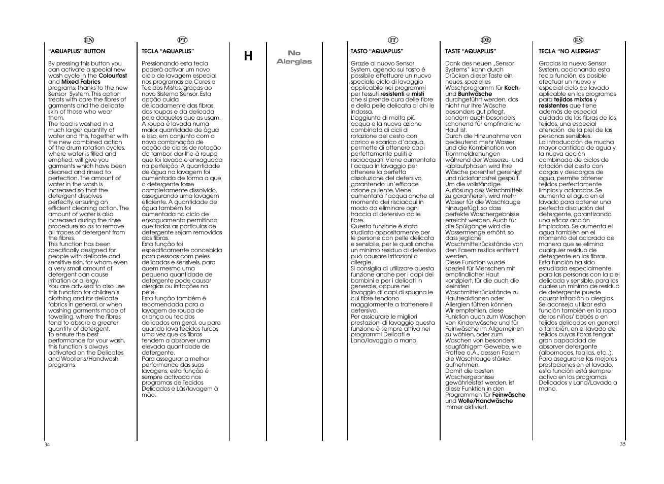 Candy EVOW 4963D-37 User Manual | Page 18 / 53