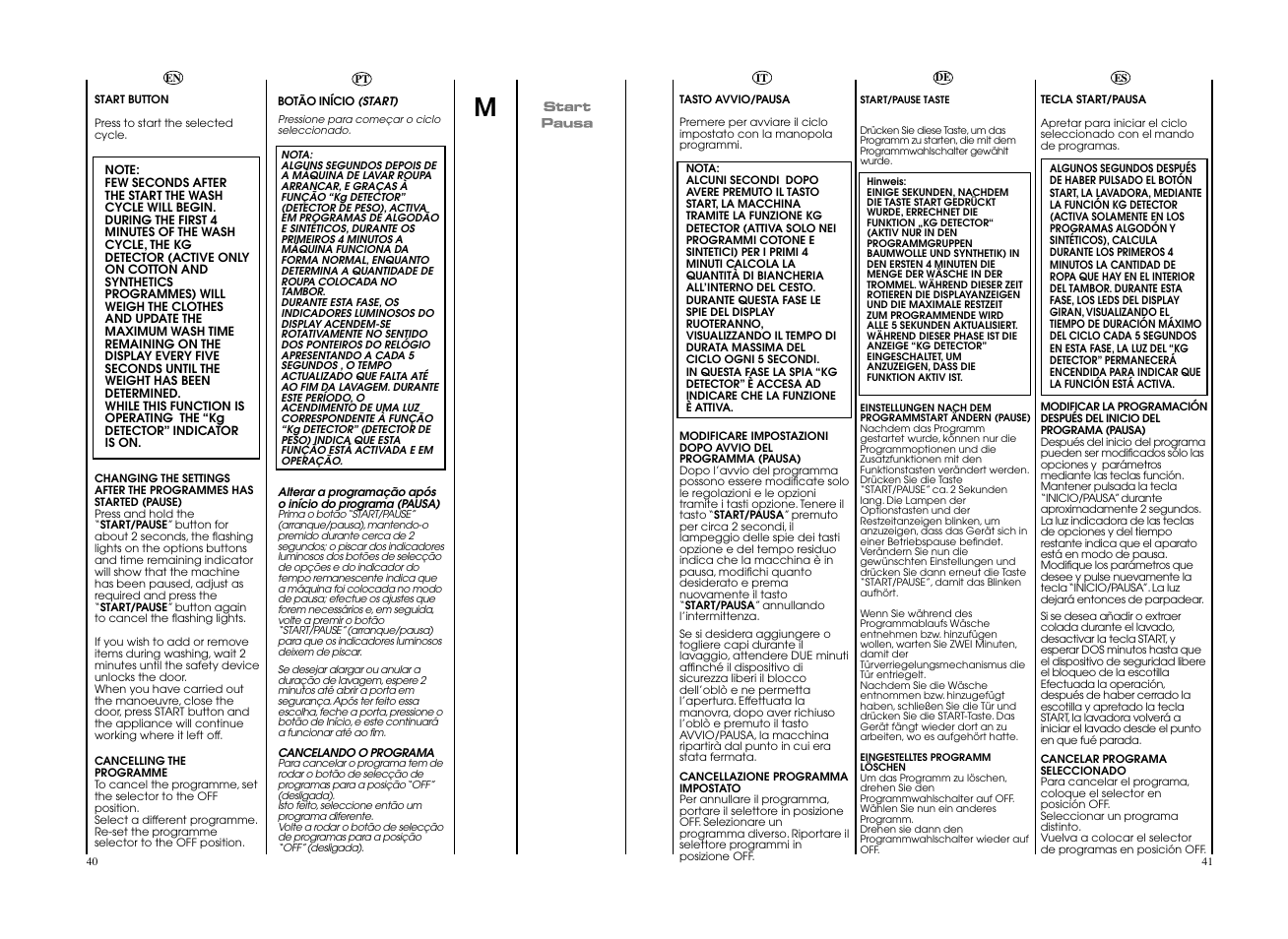 Candy EVOW 4963D-37 User Manual | Page 21 / 53
