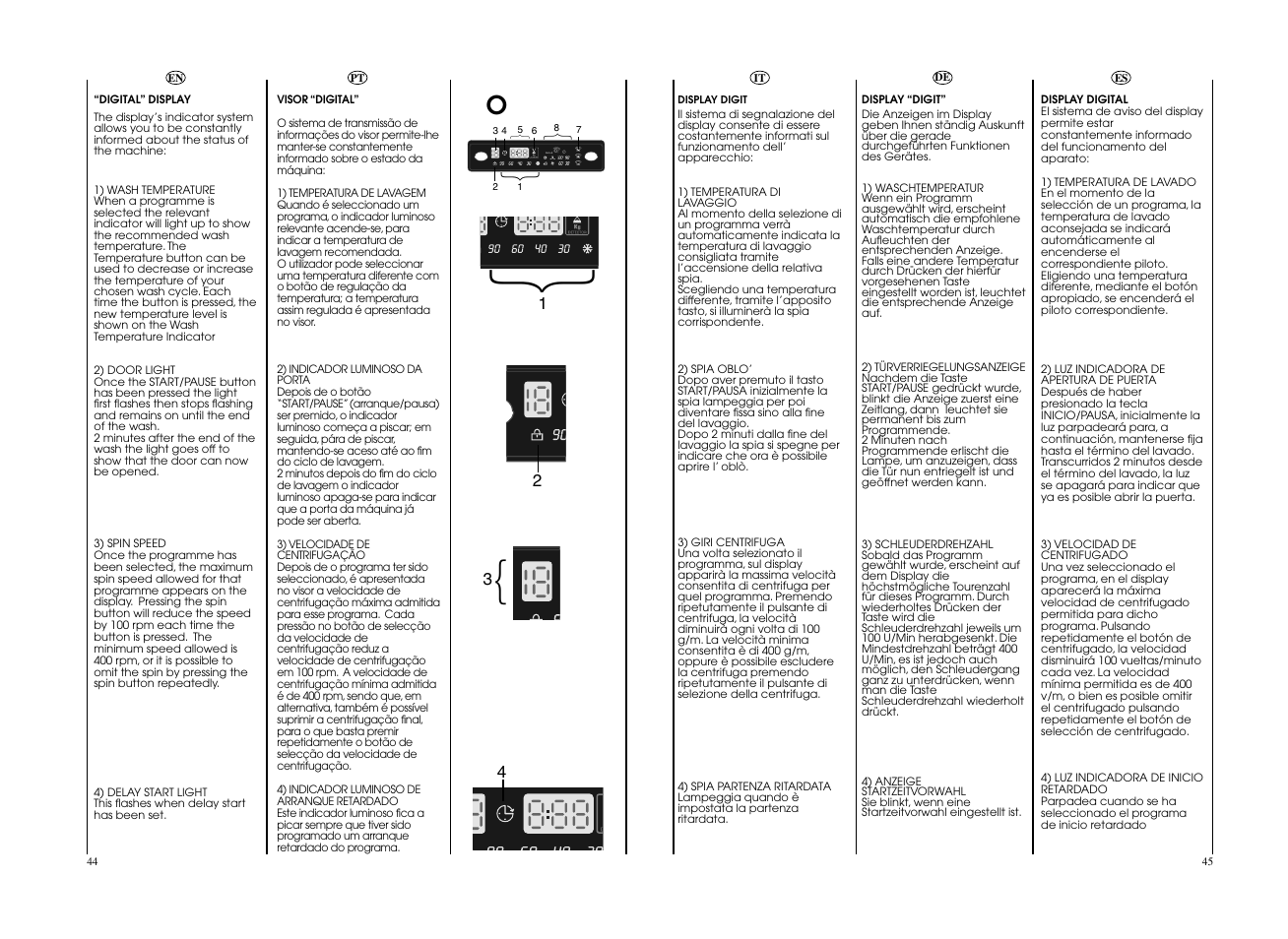 Candy EVOW 4963D-37 User Manual | Page 23 / 53