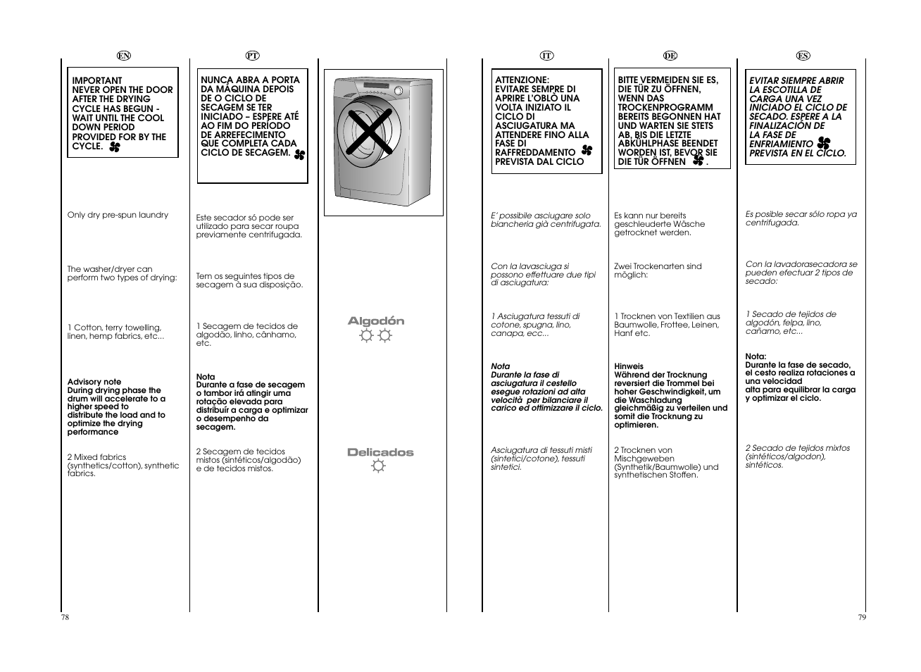 Candy EVOW 4963D-37 User Manual | Page 40 / 53