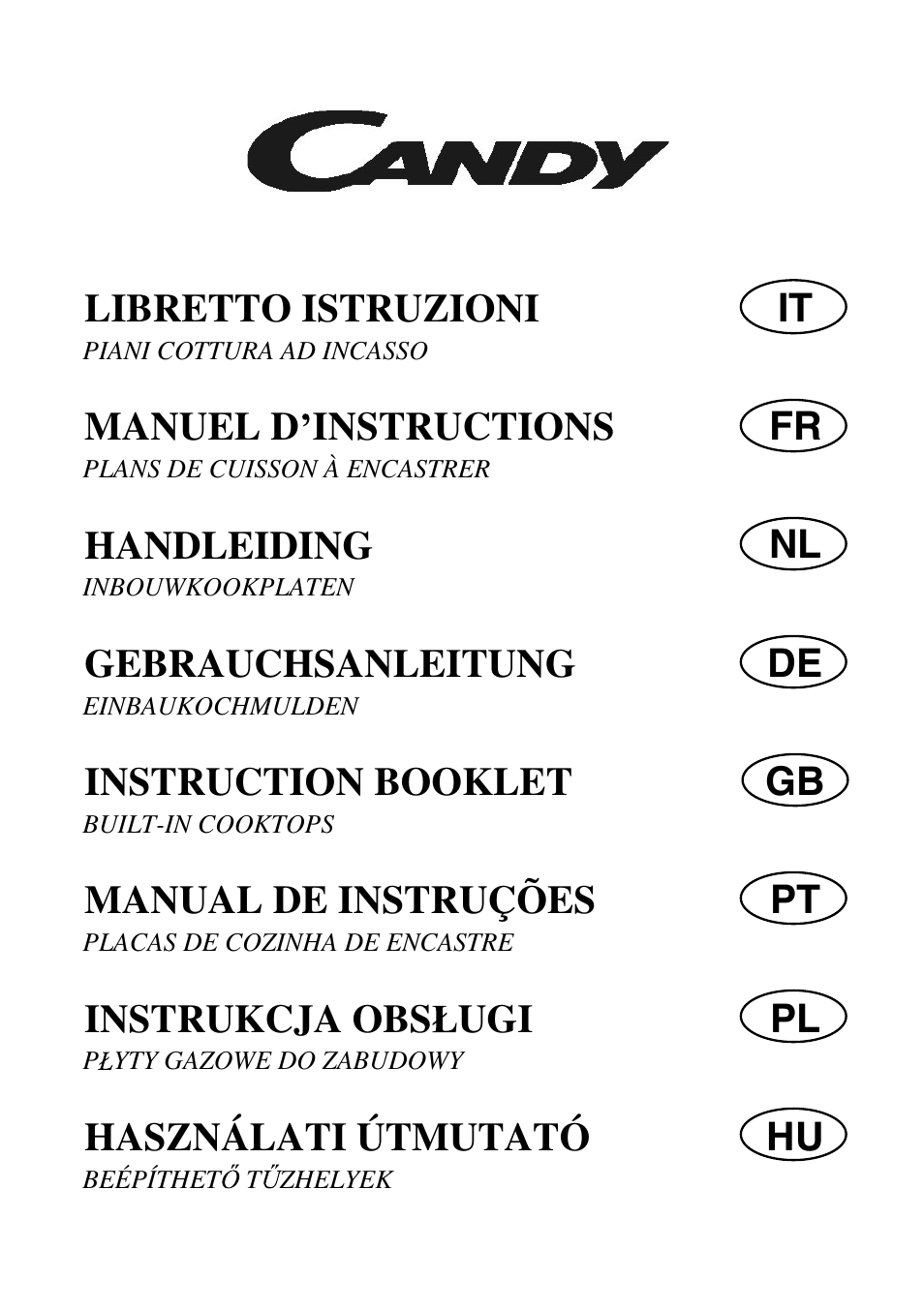 Candy PC PSL 750 SX User Manual | 94 pages