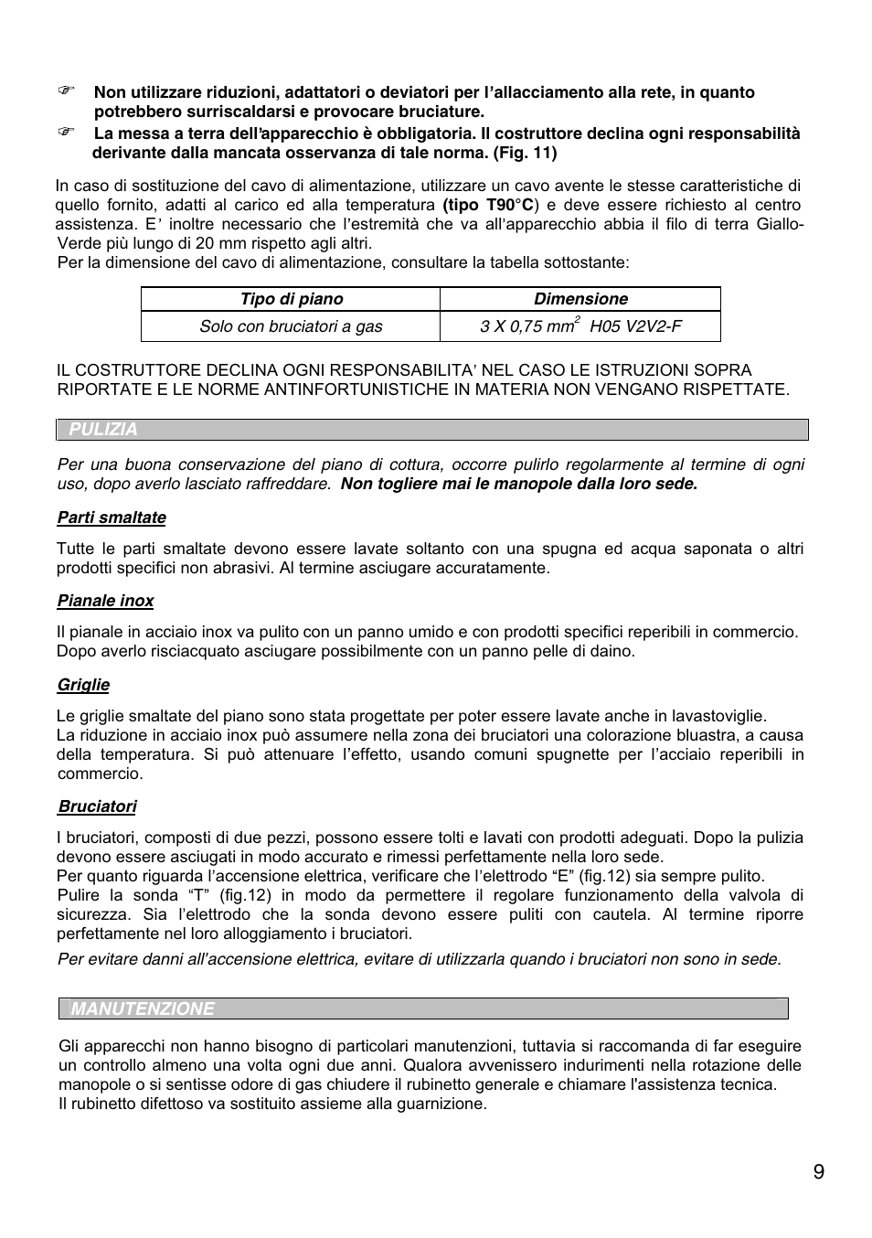 Candy PC PSL 750 SX User Manual | Page 11 / 94