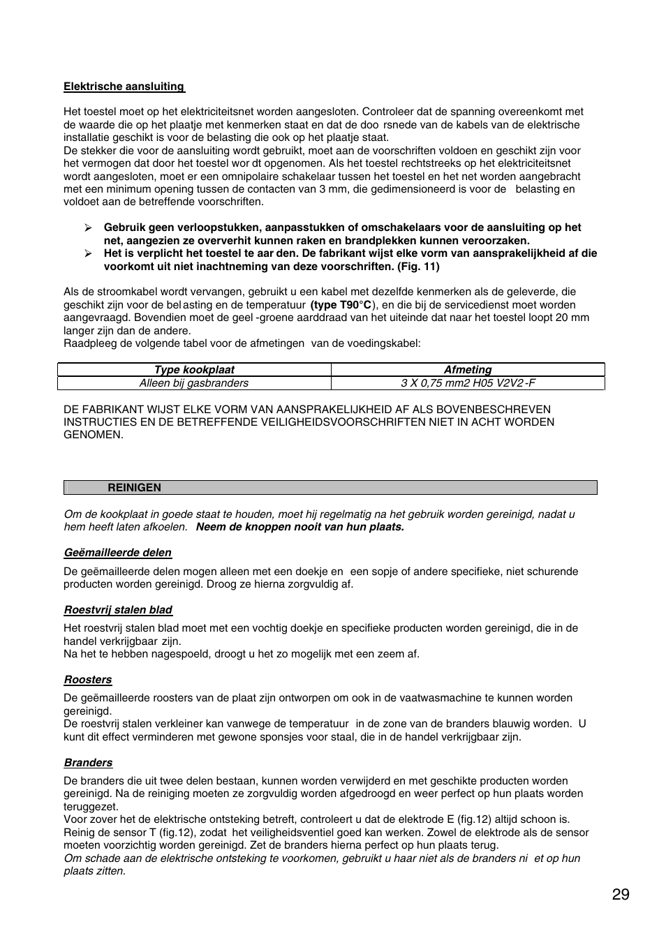 Candy PC PSL 750 SX User Manual | Page 31 / 94