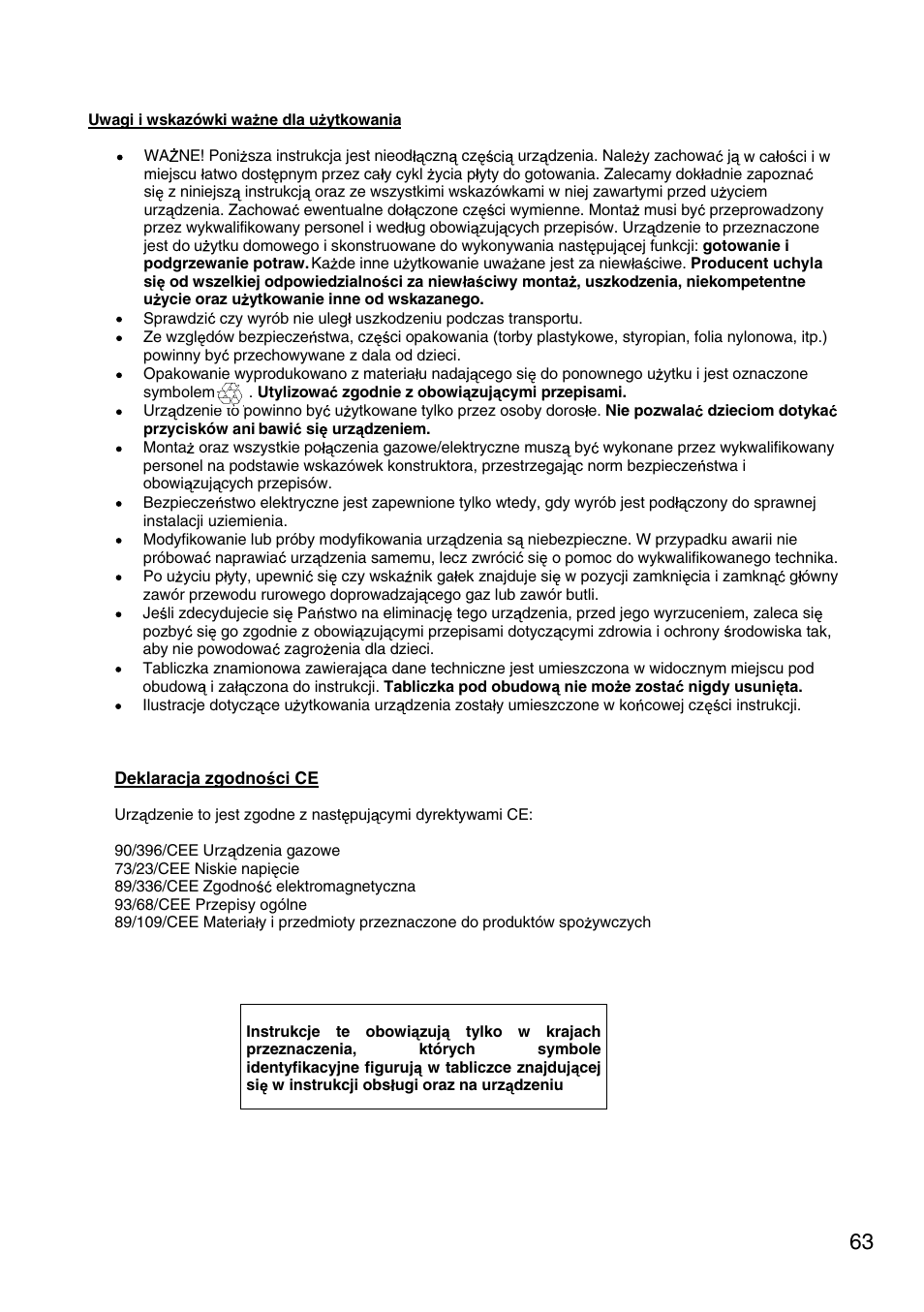 Candy PC PSL 750 SX User Manual | Page 65 / 94