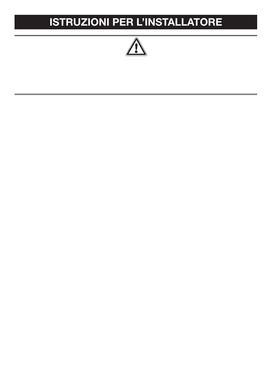 Istruzioni per l’installatore, Installazione | Candy PVTP 750 S X User Manual | Page 5 / 20