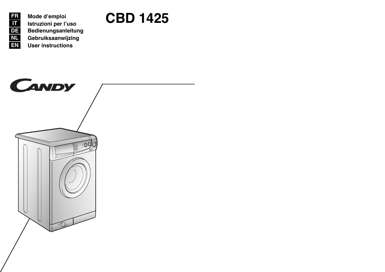 Candy LB CBD 1425 SY User Manual | 37 pages