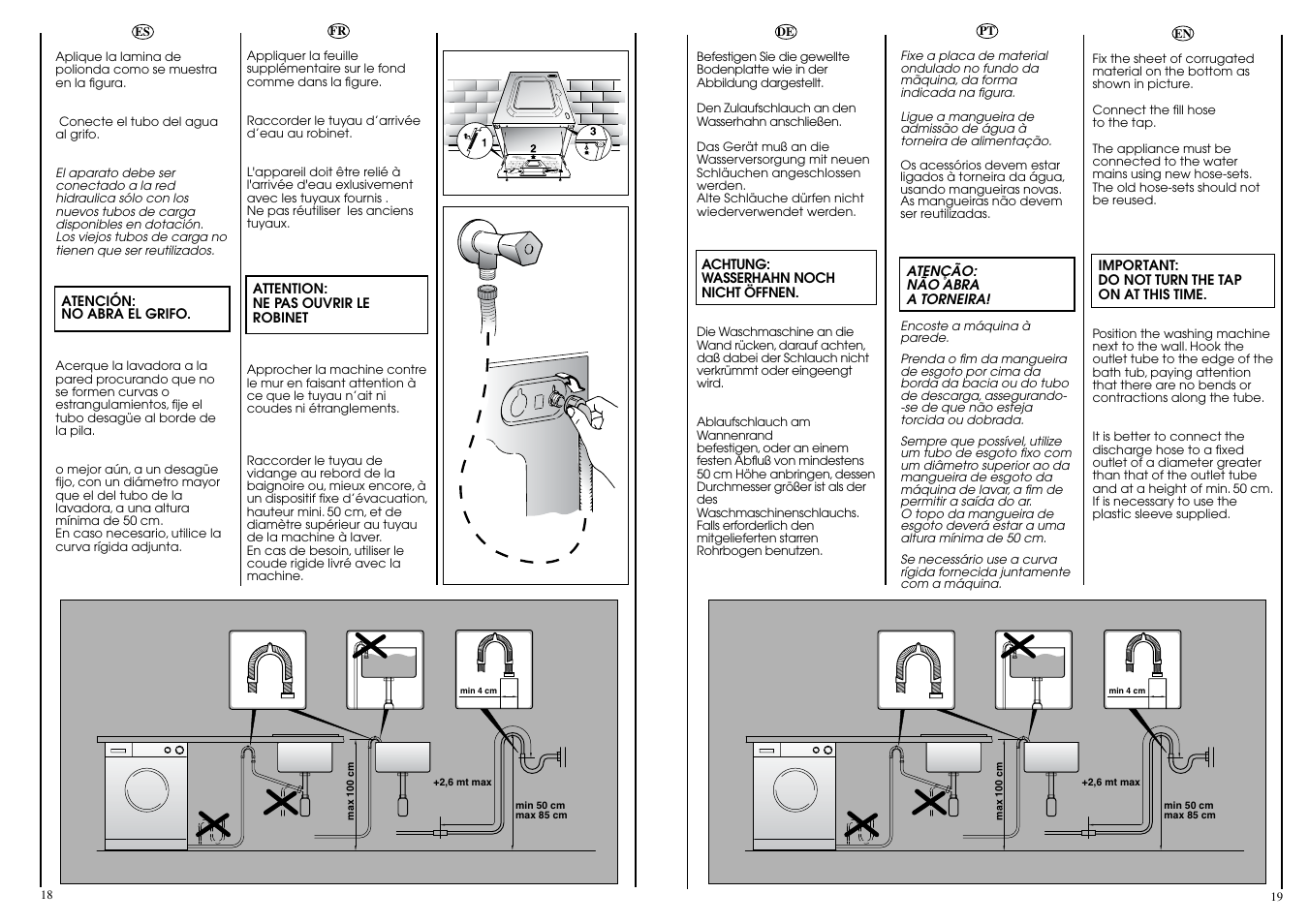 Candy ACTIVA SMART 106 ES User Manual | Page 10 / 37